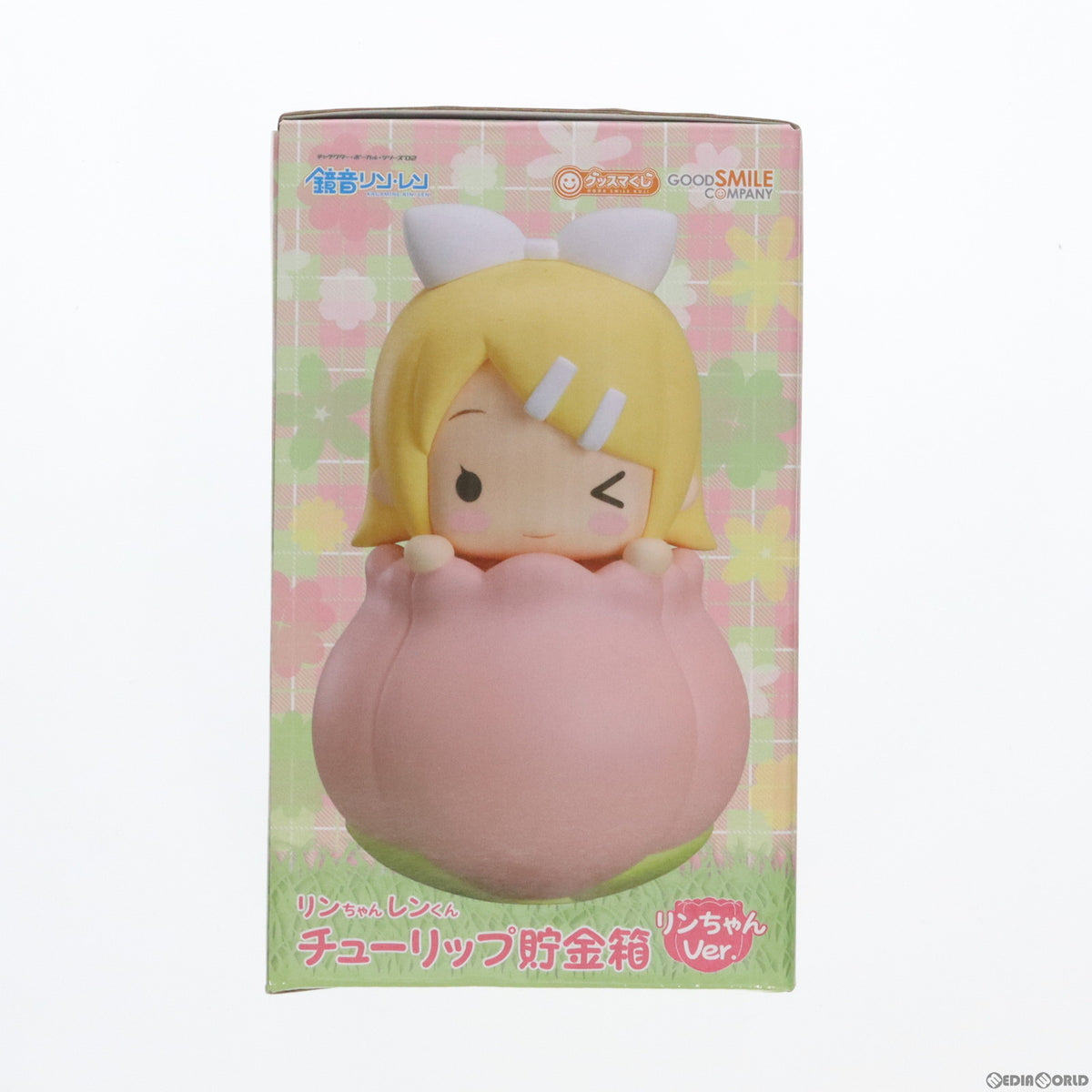 【中古即納】[FIG] C賞 リンちゃんVer.(鏡音リン) グッスマくじ 初音ミク 2014 Spring Ver. チューリップ貯金箱 プライズ グッドスマイルカンパニー(20140308)