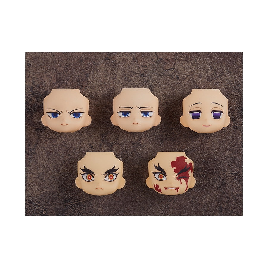 【中古即納】[FIG] ねんどろいどもあ とりかえっこフェイス 鬼滅の刃02 微笑み顔(胡蝶しのぶ/こちょうしのぶ) 鬼滅の刃 フィギュア用アクセサリ グッドスマイルカンパニー(20220626)