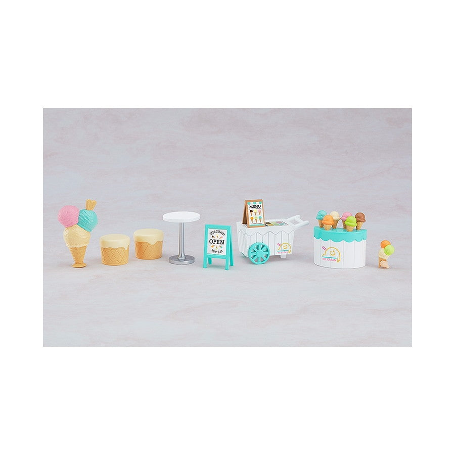【中古即納】[FIG] アイスクリーム(メロン)セット 「ねんどろいどもあ パーツコレクション アイスクリームショップ」 フィギュア グッドスマイルカンパニー(20230308)