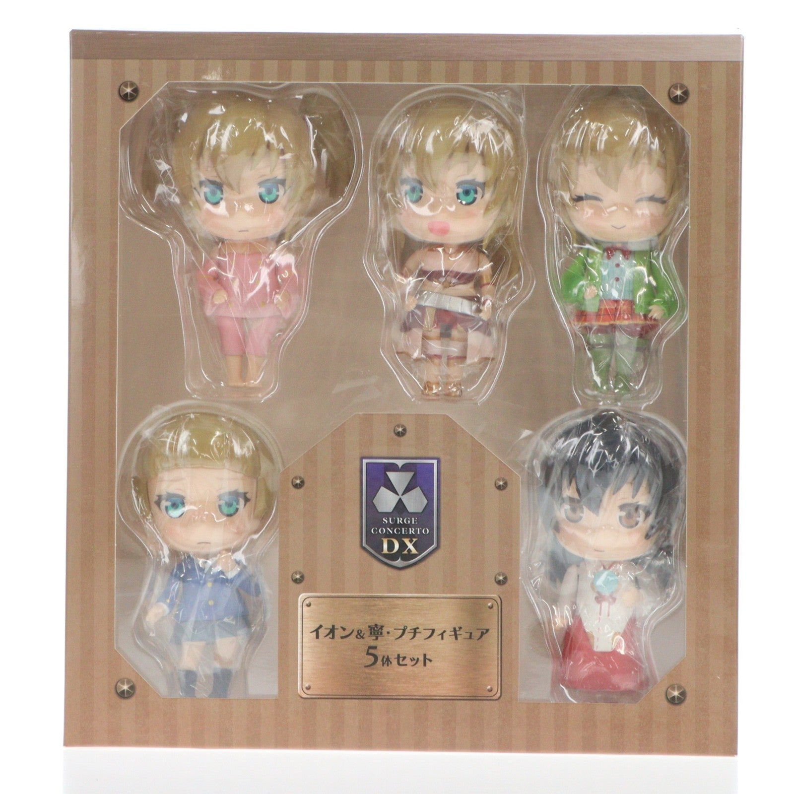 【中古即納】[FIG] (フィギュア単品) イオン&寧(ねい)・プチフィギュア5体セット PS4/Switchソフト サージュ・コンチェルト DX AGENT PACK CODE:GOLD/. with 7DGATE CONNECTION Bundle. 同梱品 完成品 フィギュア コーエーテクモ(20210304)
