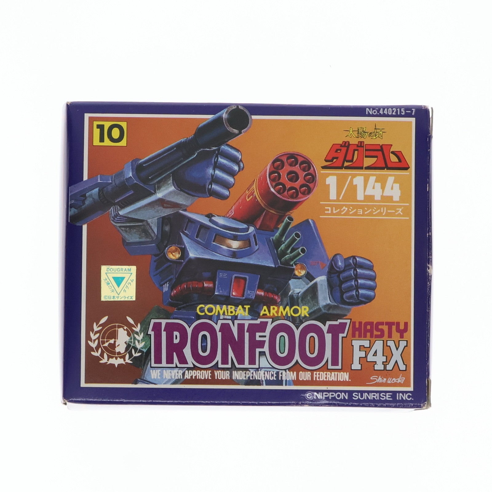 【中古即納】[FIG] アイアンフットF4X ヘイスティ 「太陽の牙 ダグラム」 1/144 コレクションシリーズ10 フィギュア(P1167283) タカラ(19991231)