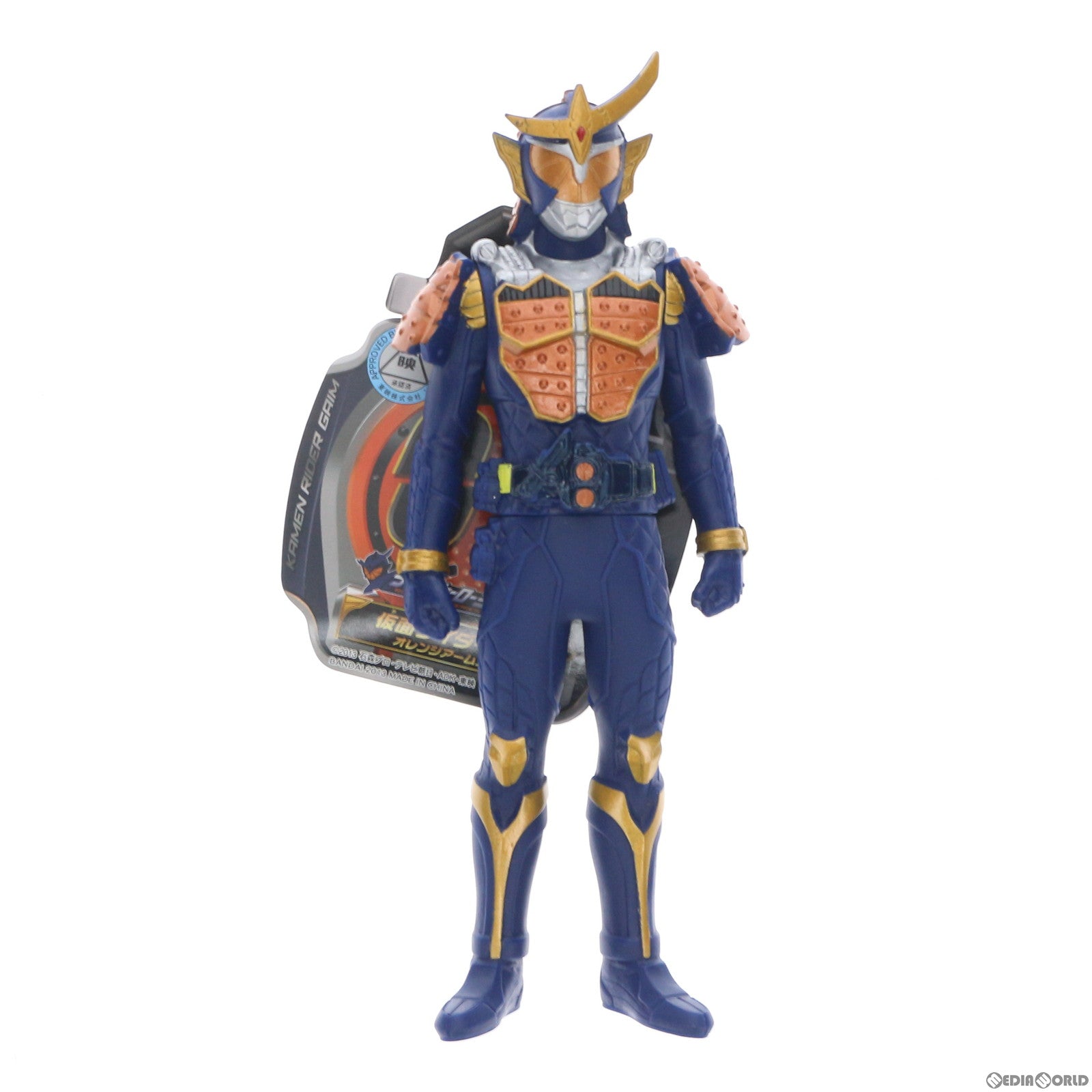 【中古即納】[SFT] ライダーヒーローシリーズ01 仮面ライダー鎧武 オレンジアームズ 完成品 ソフビフィギュア バンダイ(20131005)