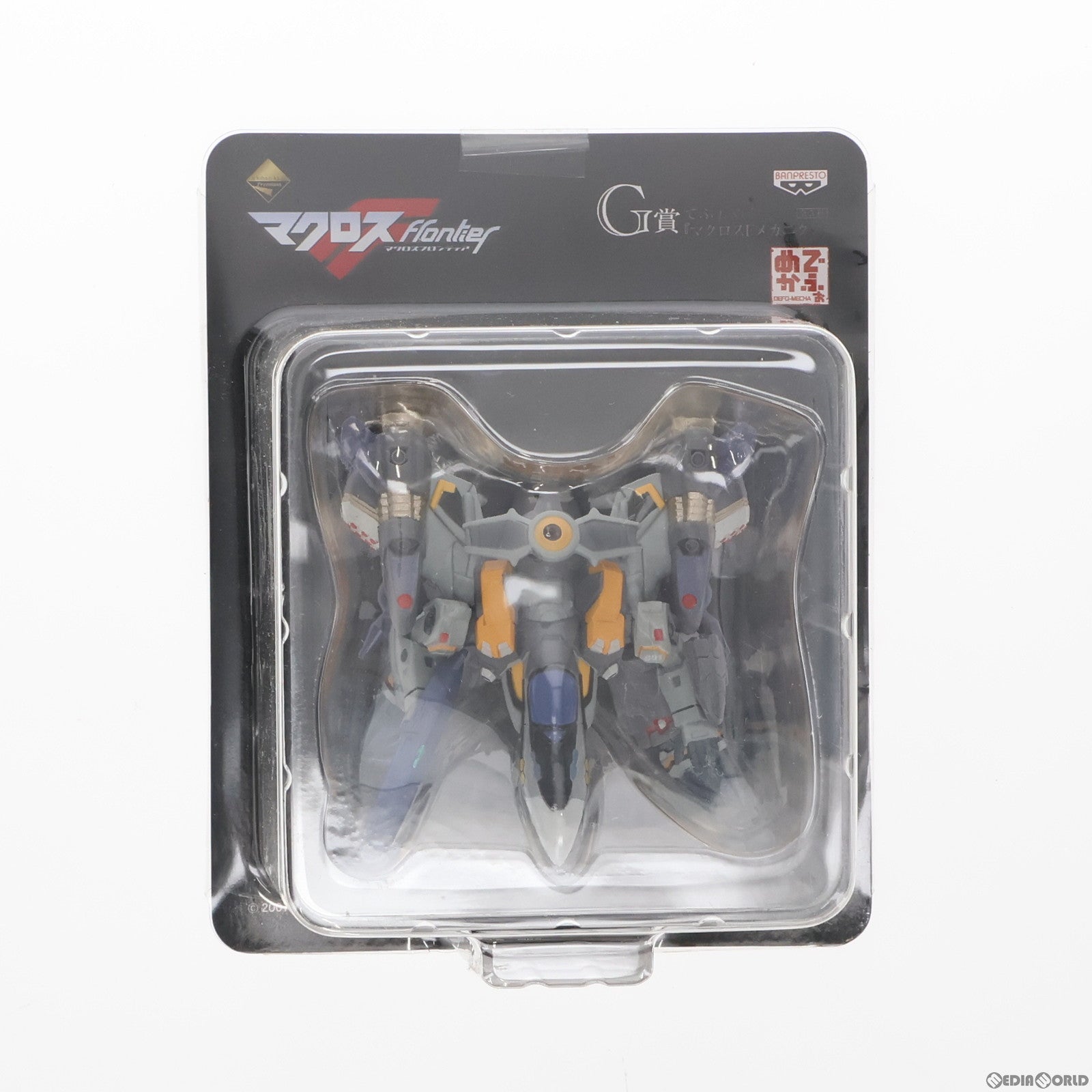 【中古即納】[FIG] G賞 VF-25S オズマ機 でふぉめか マクロスF(フロンティア)メカニクス 一番くじ フィギュア プライズ バンプレスト(20101231)