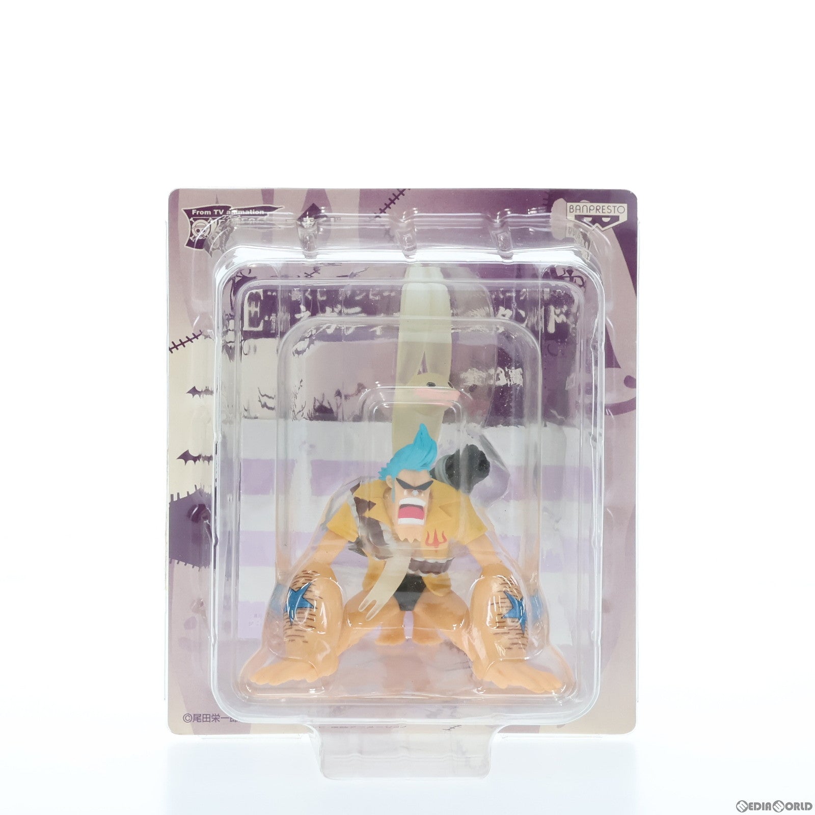 【中古即納】[FIG] E賞 フランキー ワンピース 一番くじ～スリラーバーク編～ネガティブメモスタンド ONE PIECE フィギュア プライズ バンプレスト(20101231)