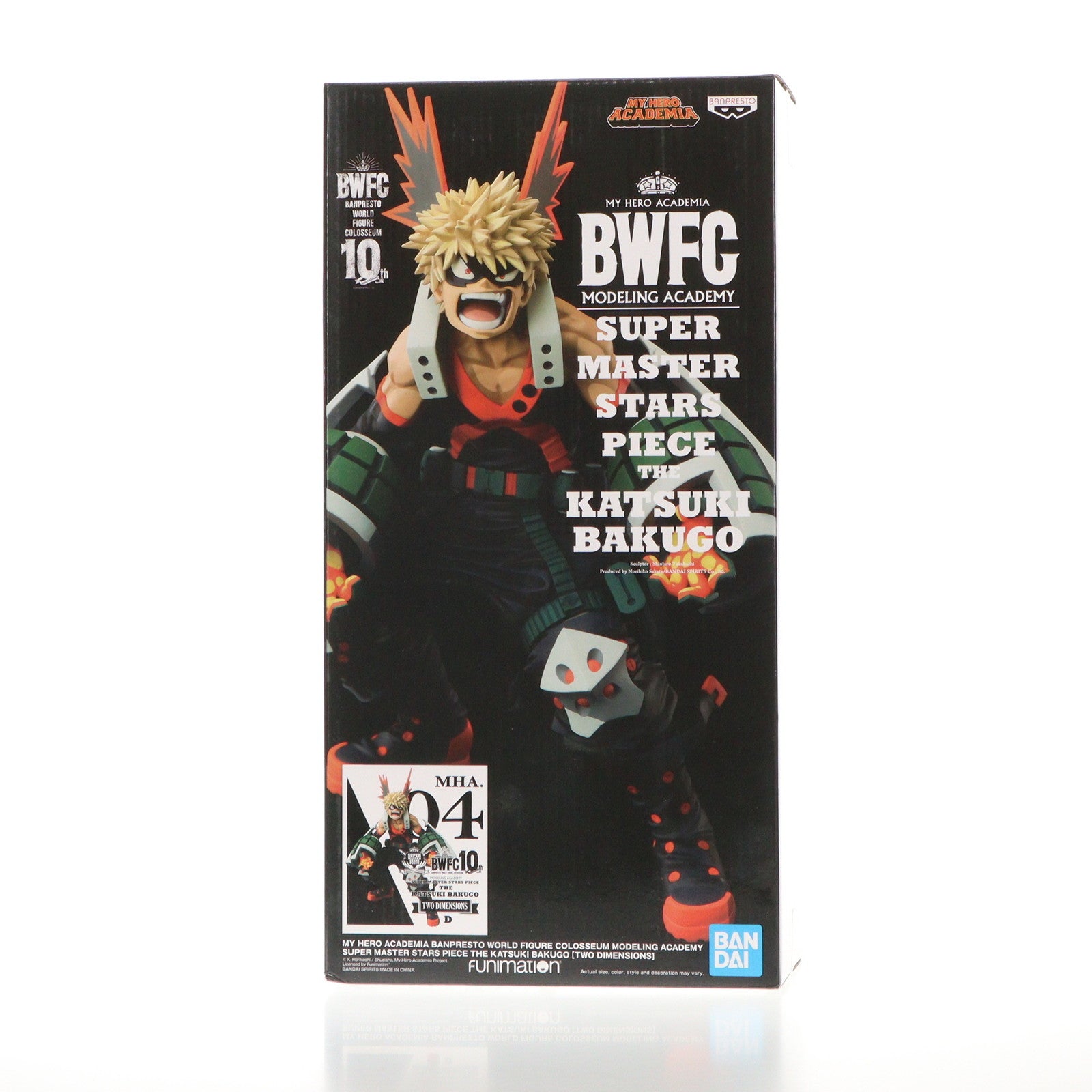 【中古即納】[FIG] 爆豪勝己(海外版/二次元彩色/黒箱) 「僕のヒーローアカデミア」 BWFC 造形ACADEMY SUPER MASTER STARS PIECE THE KATSUKI BAKUGO TWO DIMENSIONS フィギュア バンプレスト(19991231)