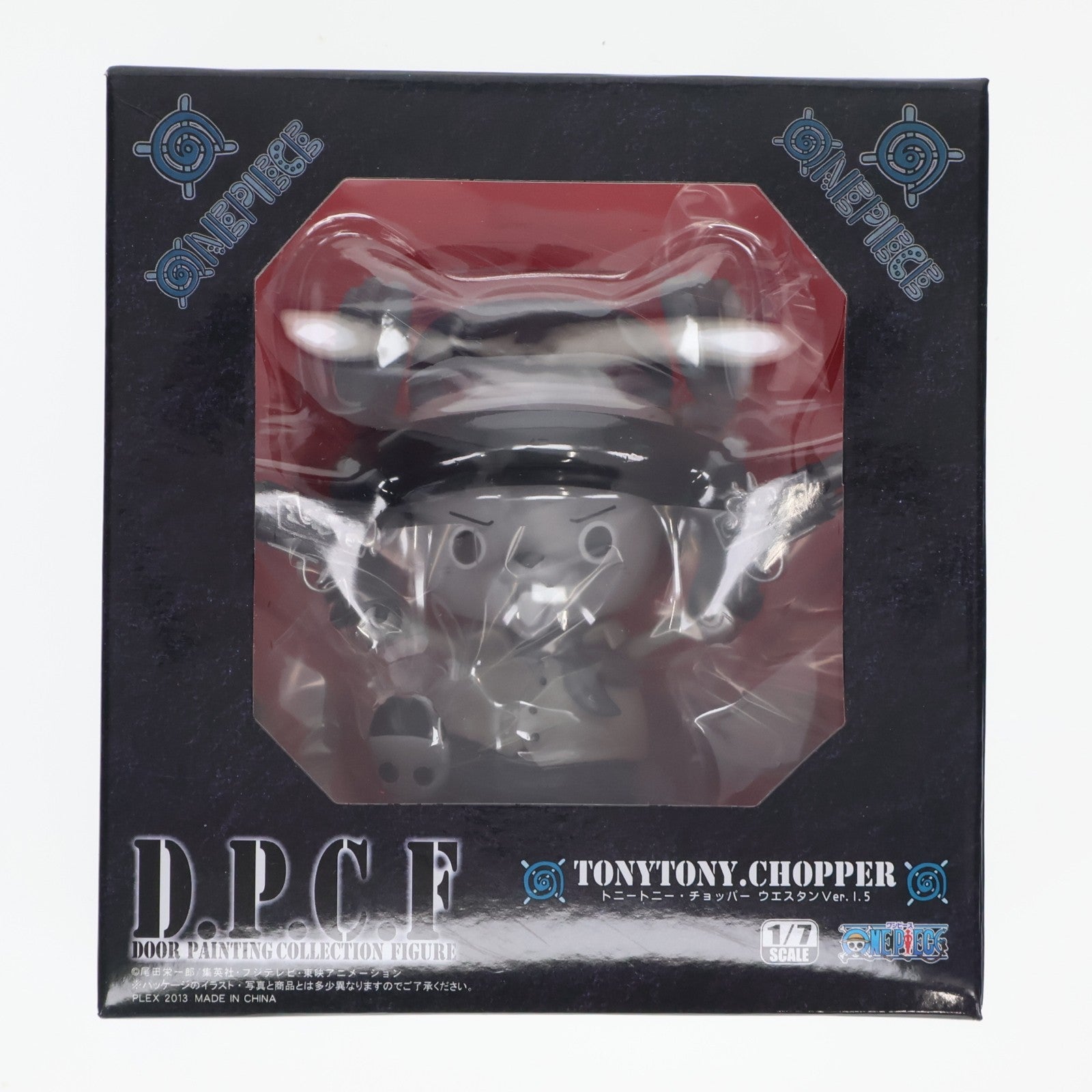 【中古即納】[FIG] DOOR PAINTING COLLECTION FIGURE トニートニー・チョッパー ウエスタンver. 1.5 ONE PIECE(ワンピース) 1/7 完成品 フィギュア プレックス(20131130)