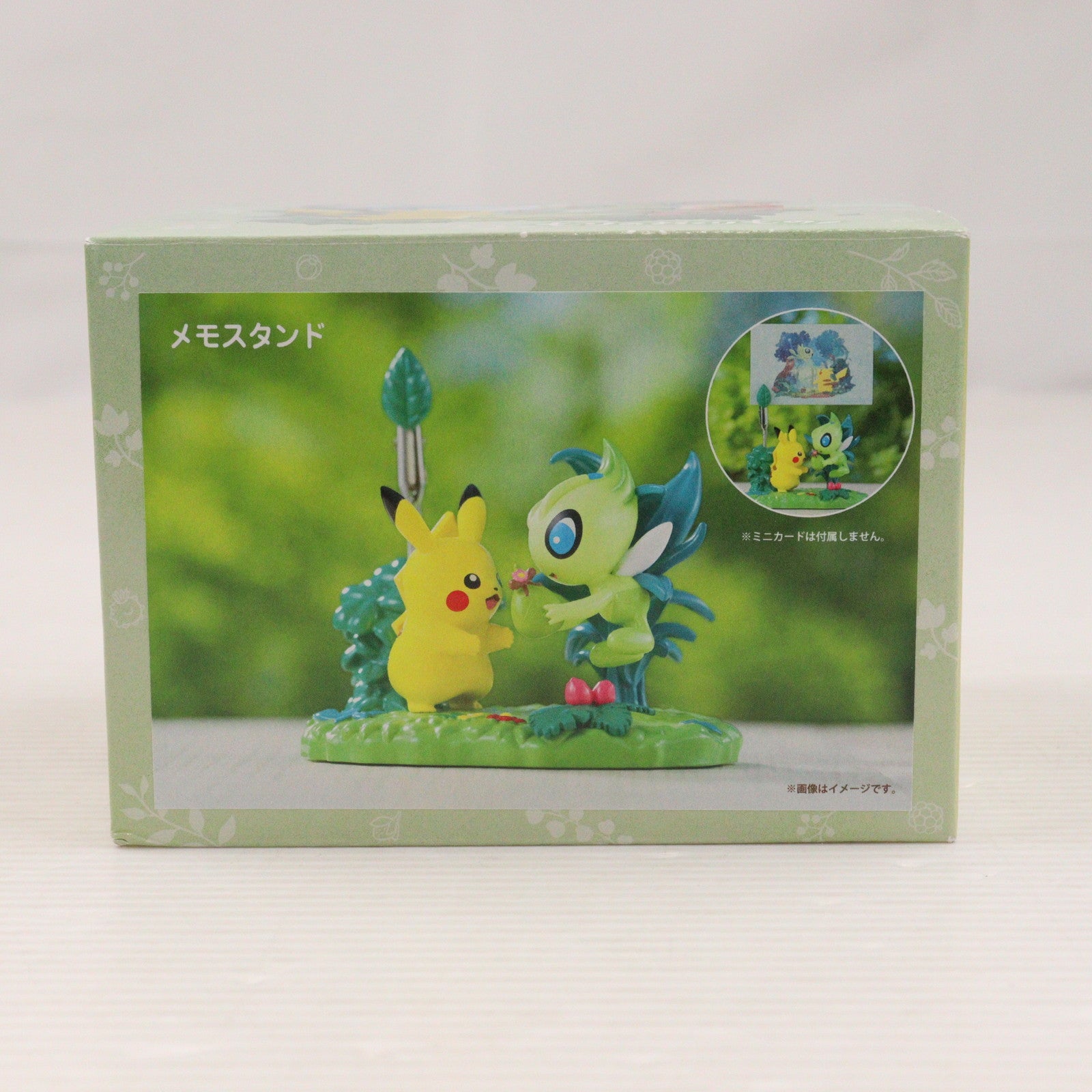 【中古即納】[FIG] ピカチュウ&セレビィ 「ポケットモンスター」 もりのおくりもの メモスタンド ポケモンセンター限定 フィギュア ポケモン(20220616)