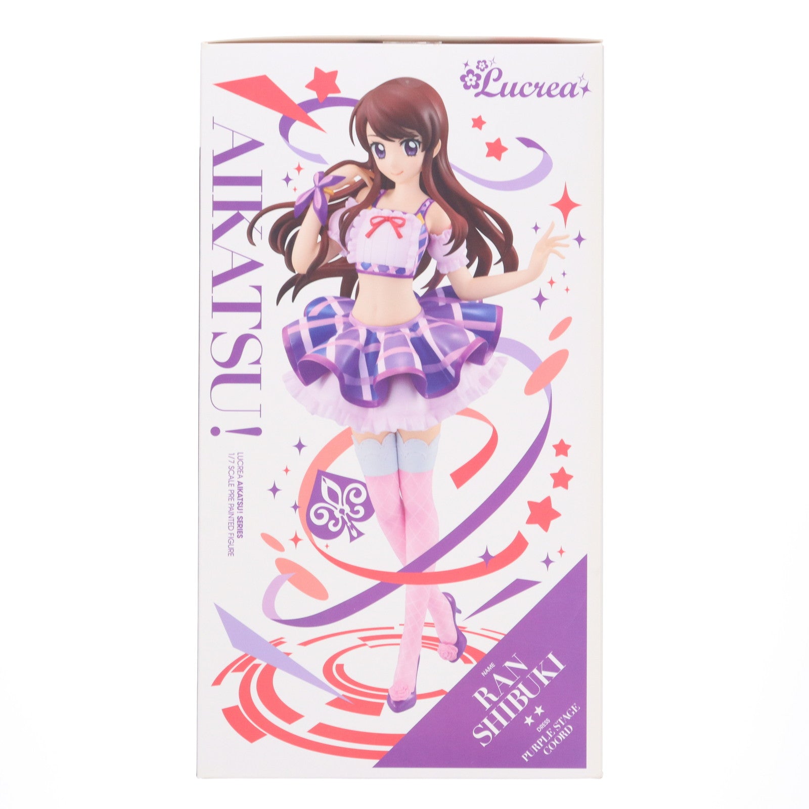 【中古即納】[FIG] 特典付属 Lucrea(ルクリア) 紫吹蘭(しぶきらん) パープルステージコーデ アイカツ! 1/7 完成品 フィギュア メガトレショップ&プレミアムバンダイ限定 メガハウス(20210604)