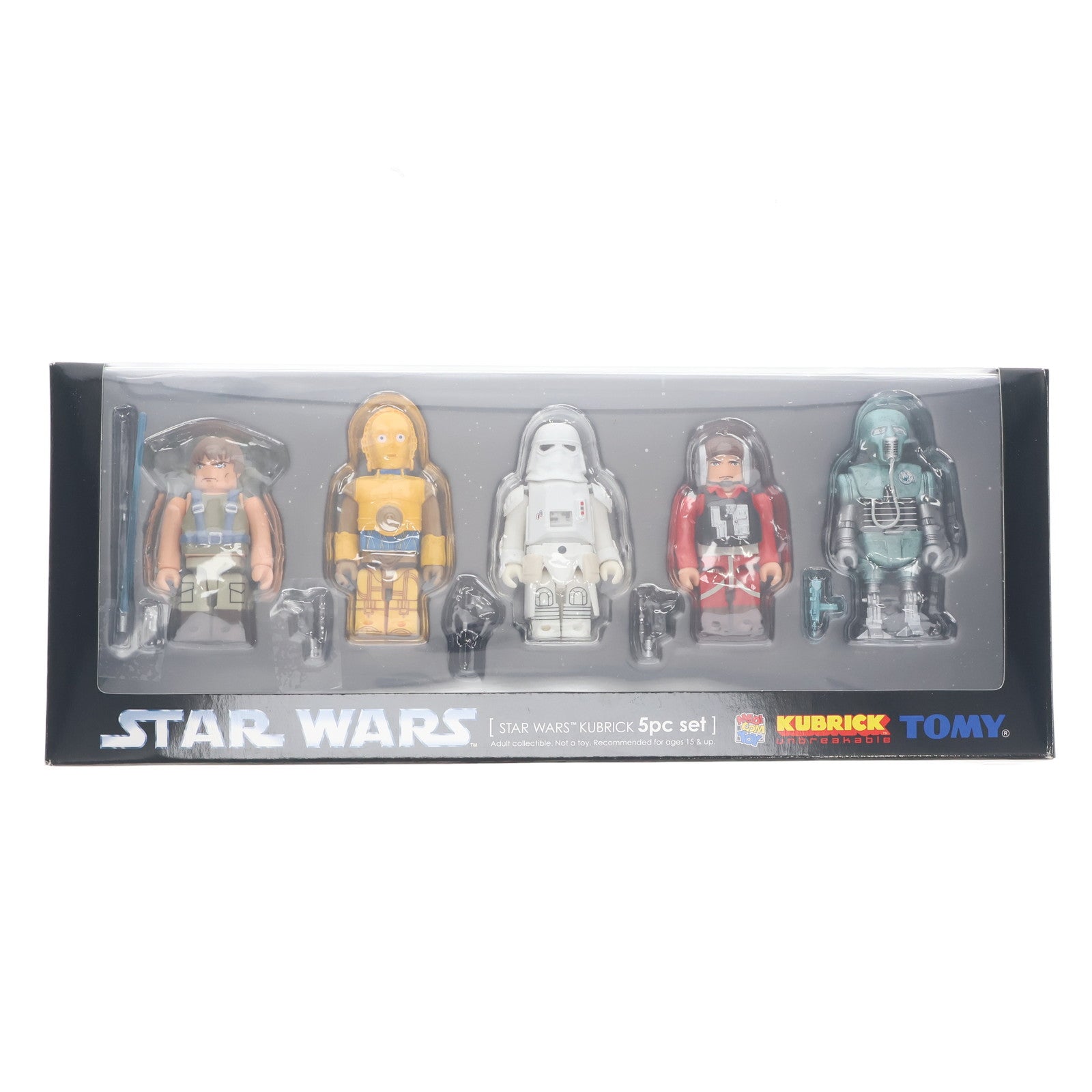 【中古即納】[FIG] KUBRICK スター・ウォーズ 5体セット 「スター・ウォーズ」 インターネット販売限定 フィギュア メディコム・トイ(20070430)