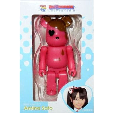 【中古即納】[FIG] BE@RBRICK(ベアブリック)(佐藤亜美菜デザイン)「セブンイレブンフェア×AKB48」 フィギュア メディコム・トイ(19991231)