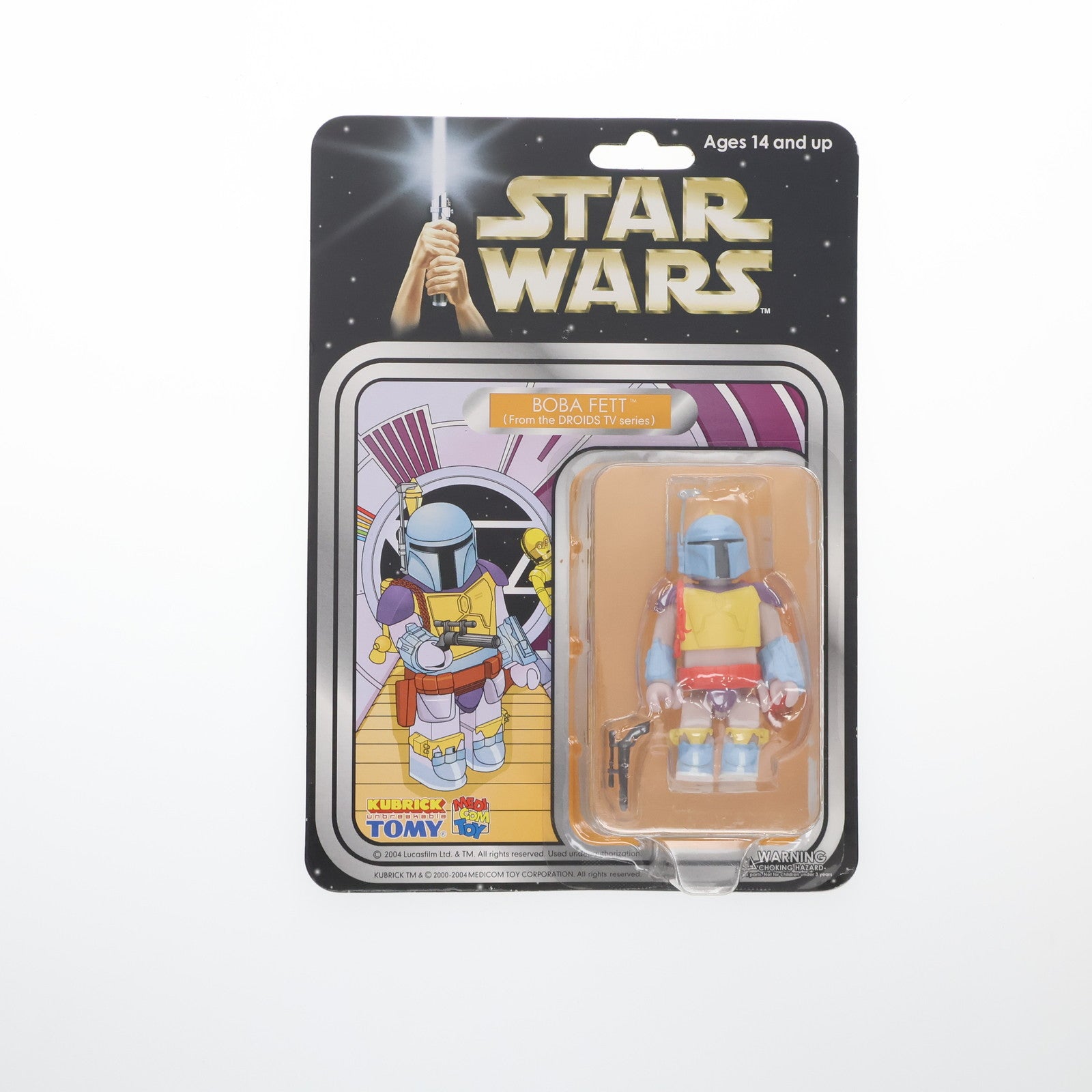 【中古即納】[FIG] KUBRICK Boba Fett -ボバ・フェット(DROIDS version)- 「スター・ウォーズ」 キューブリックSpecial No.150 ワンダーフェスティバル2004夏開催記念&オンラインストア限定 フィギュア メディコム・トイ(20040829)