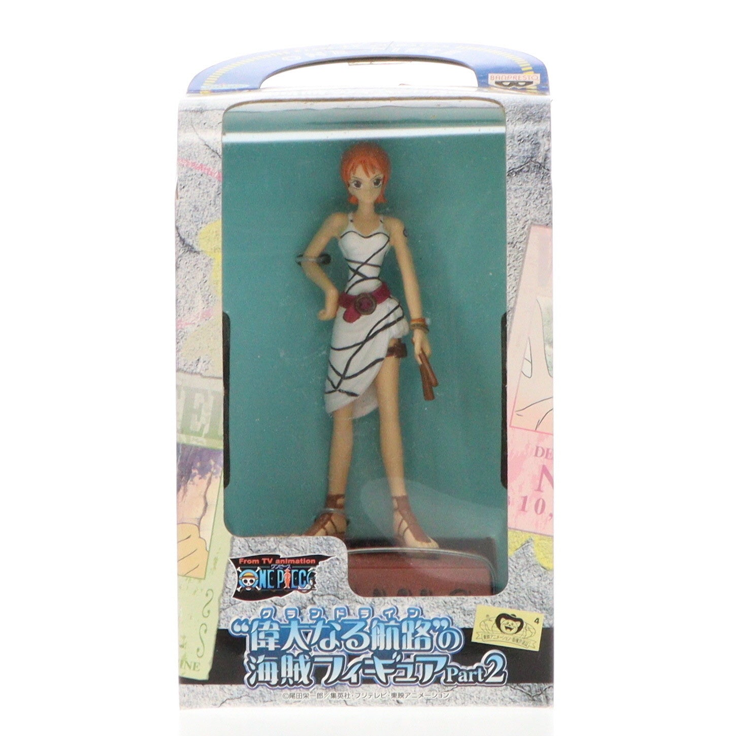 【中古即納】[FIG] ナミ「ワンピース」偉大なる航路(グランドライン)の海賊 Part2 フィギュア プライズ バンプレスト(20021031)
