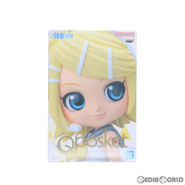 【中古即納】[FIG] 鏡音リン(かがみねりん) B(衣装淡) 初音ミク Q posket-鏡音リン- フィギュア プライズ(2606519) バンプレスト(20230220)