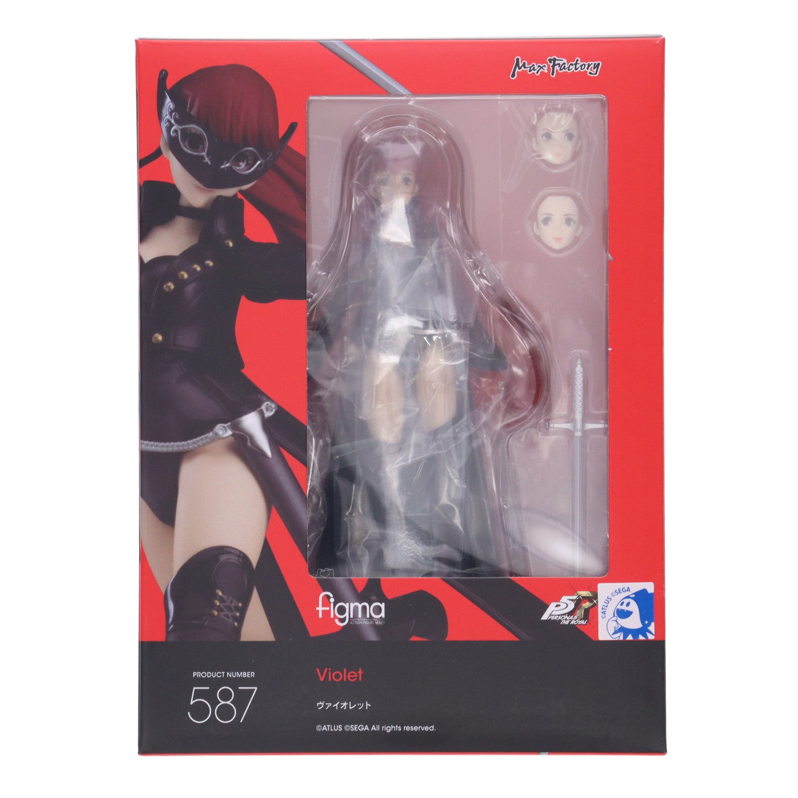 【中古即納】[FIG] GOODSMILE ONLINE SHOP限定特典付属 figma(フィグマ) 587 ヴァイオレット ペルソナ5 ザ・ロイヤル 完成品 可動フィギュア マックスファクトリー(20230731)