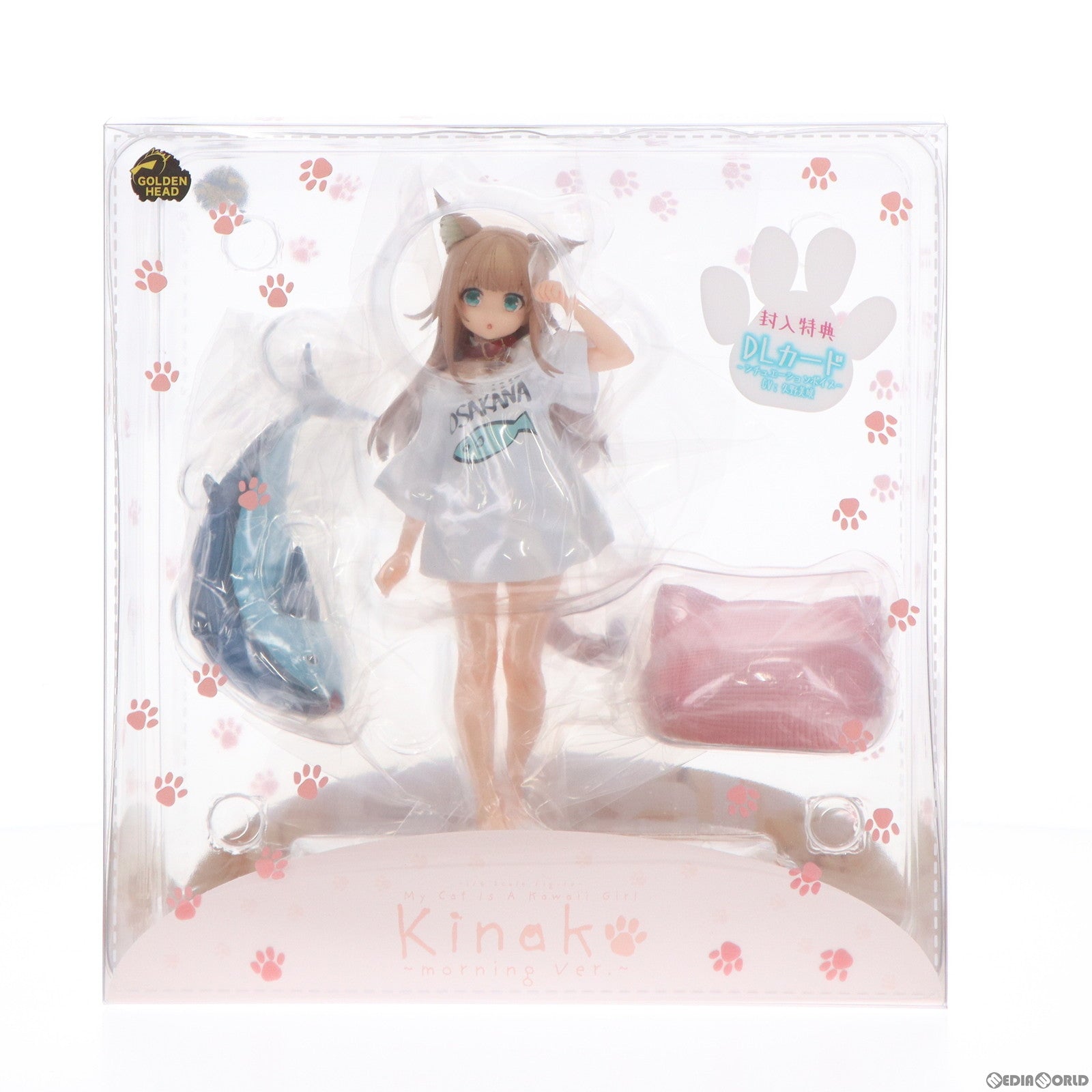 【中古即納】[FIG] きなこ おはようver. うちのねこが女の子でかわいい 1/6 完成品 フィギュア GOLDENHEAD(ゴールデンヘッド)(20230623)