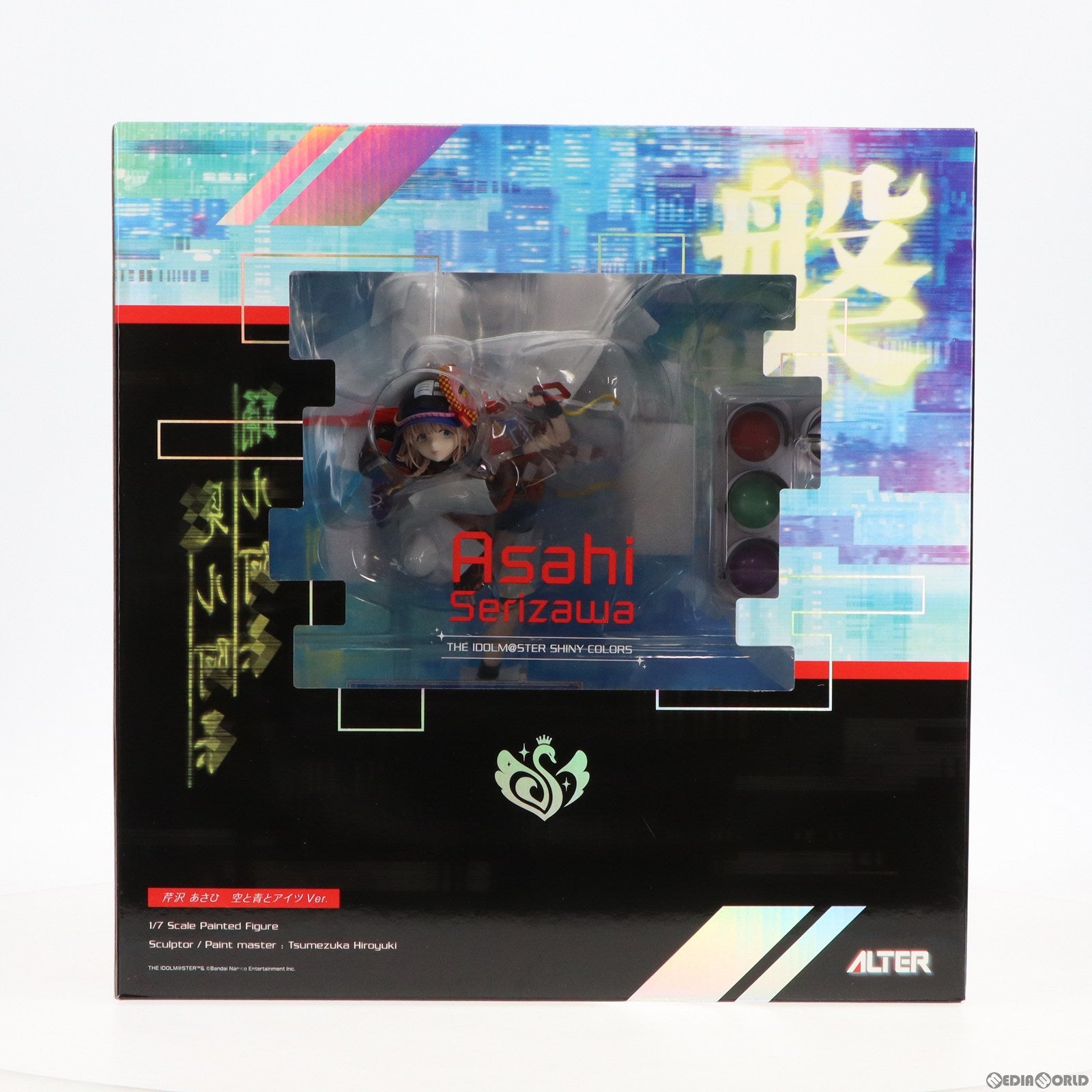 【中古即納】[FIG] アソビストア&あみあみ限定 芹沢あさひ(せりざわあさひ) 空と青とアイツVer. アイドルマスター シャイニーカラーズ 1/7 完成品 フィギュア アルター(20230731)