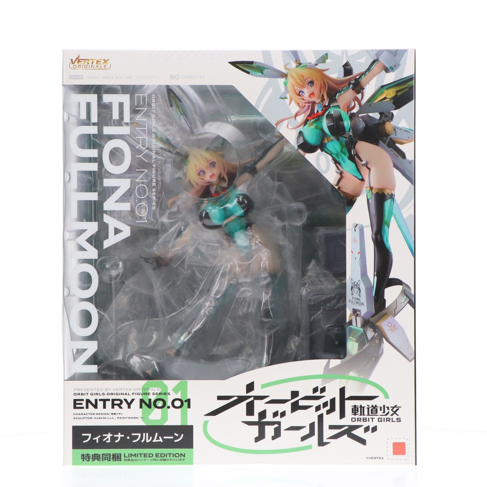 【中古即納】[FIG] アンテナショップ限定版特典付属 ENTRY NO.01 フィオナ・フルムーン アンテナショップ限定版 オービットガールズ 完成品 フィギュア ヴェルテクス(20230630)