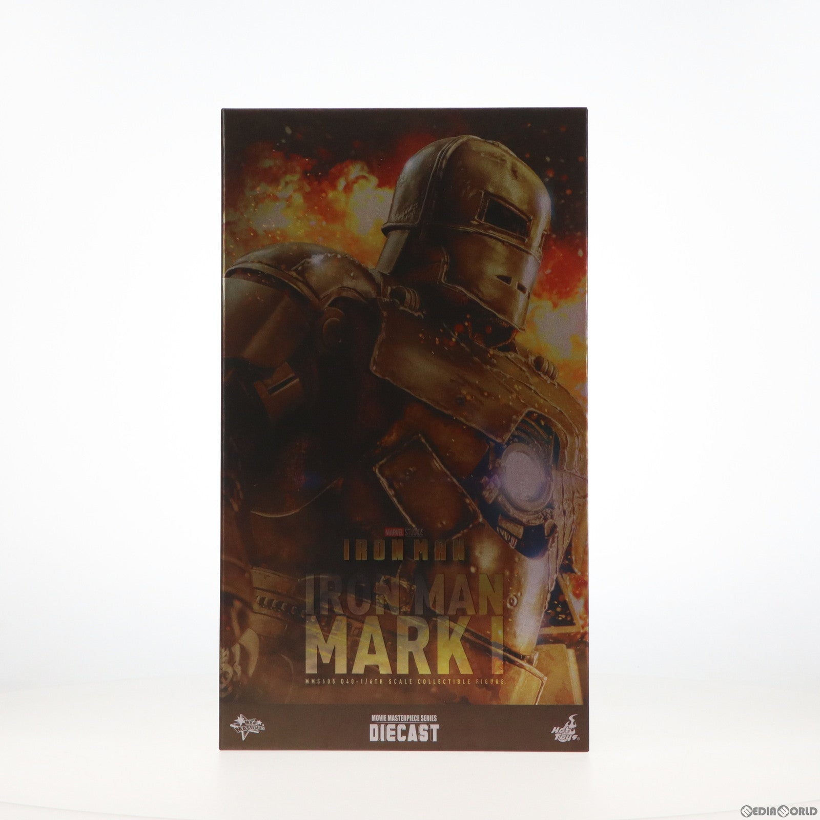 【中古即納】[FIG] ムービー・マスターピース DIECAST アイアンマン・マーク1 コンセプトアートシリーズ 1/6 完成品 可動フィギュア(MMS605D40) ホットトイズ(20230331)