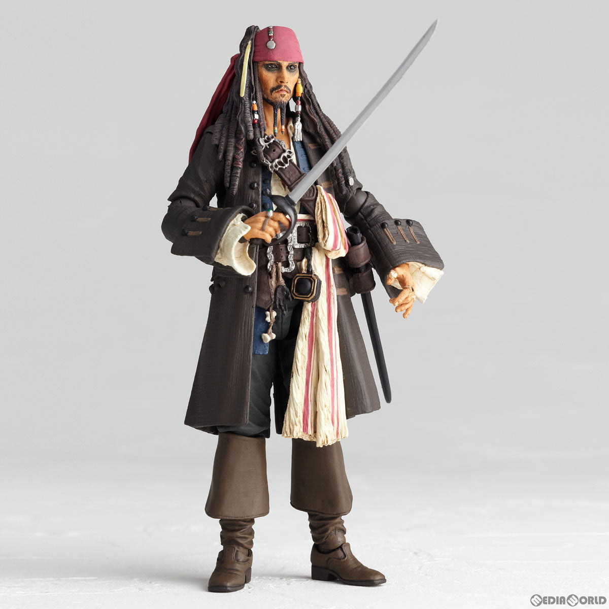 【新品即納】[FIG]リボルテック ジャック・スパロウ パイレーツ・オブ・カリビアン 完成品 可動フィギュア 海洋堂(20230810)