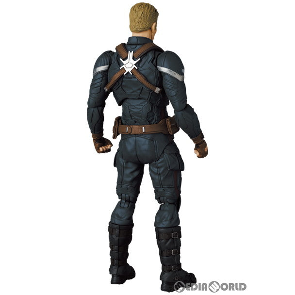 【中古即納】[FIG] マフェックス No.202 MAFEX CAPTAIN AMERICA(Stealth Suit)(キャプテン・アメリカ ステルススーツ) キャプテン・アメリカ/ウィンター・ソルジャー 完成品 可動フィギュア メディコム・トイ(20240321)