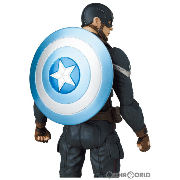 【中古即納】[FIG] マフェックス No.202 MAFEX CAPTAIN AMERICA(Stealth Suit)(キャプテン・アメリカ ステルススーツ) キャプテン・アメリカ/ウィンター・ソルジャー 完成品 可動フィギュア メディコム・トイ(20240321)