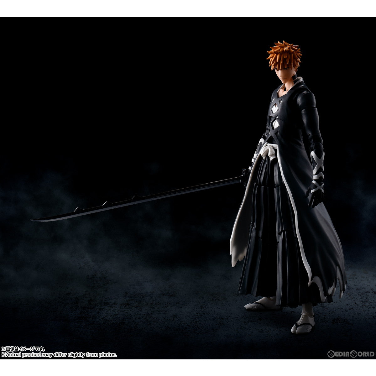 【新品即納】[FIG](再販)S.H.Figuarts(フィギュアーツ) 黒崎一護(くろさきいちご) -卍解・天鎖斬月- BLEACH(ブリーチ)  千年血戦篇 完成品 可動フィギュア バンダイスピリッツ(20240622)