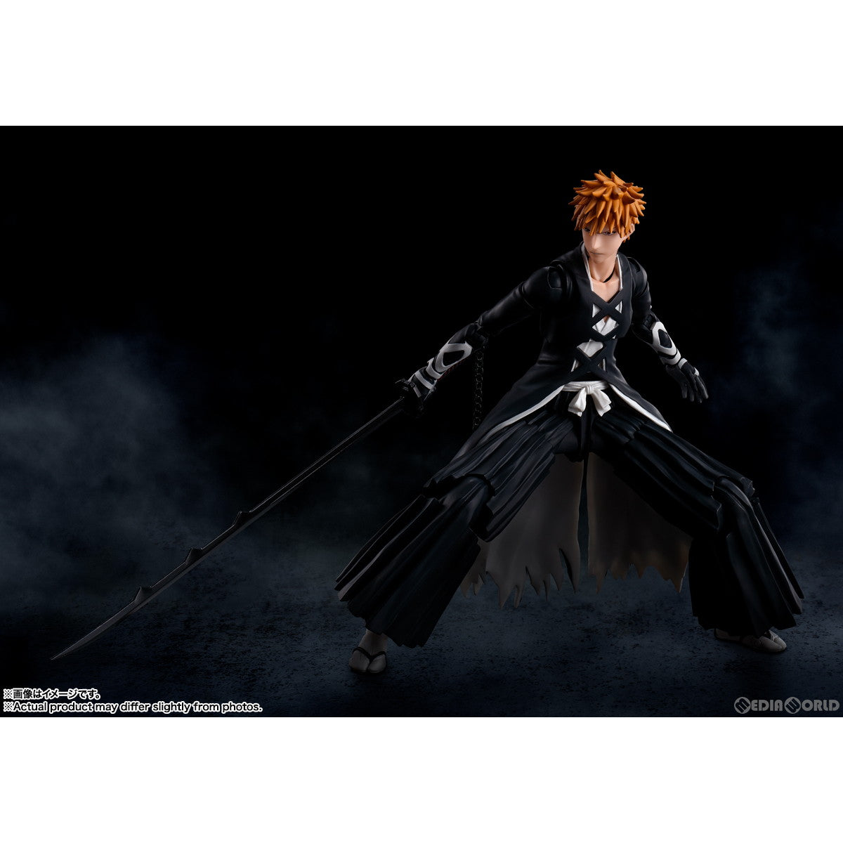 【新品即納】[FIG](再販)S.H.Figuarts(フィギュアーツ) 黒崎一護(くろさきいちご) -卍解・天鎖斬月- BLEACH(ブリーチ) 千年血戦篇 完成品 可動フィギュア バンダイスピリッツ(20240622)