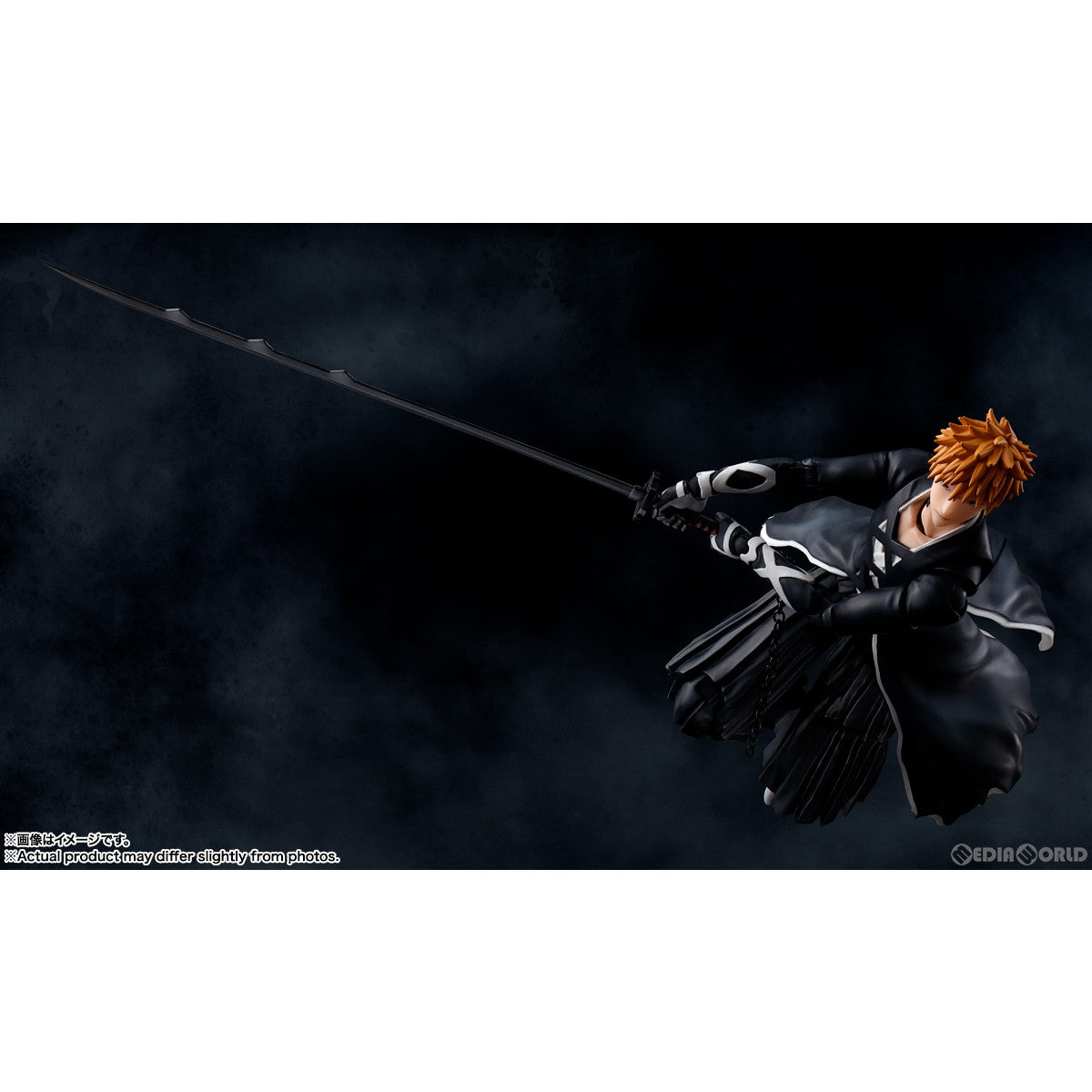 【新品即納】[FIG](再販)S.H.Figuarts(フィギュアーツ) 黒崎一護(くろさきいちご) -卍解・天鎖斬月- BLEACH(ブリーチ)  千年血戦篇 完成品 可動フィギュア バンダイスピリッツ(20240622)