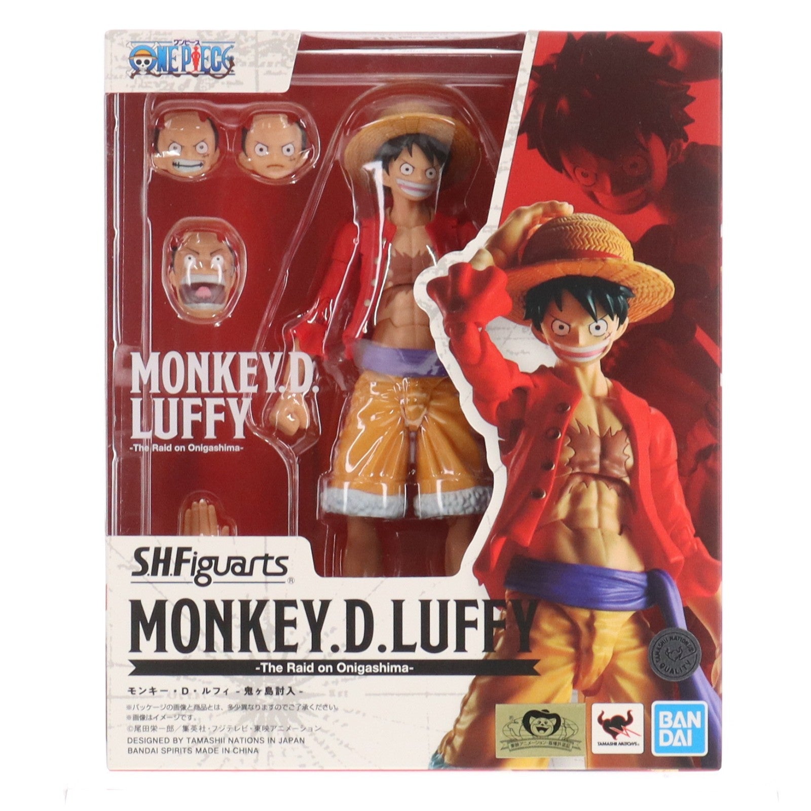 【中古即納】[FIG] (再々販) S.H.Figuarts(フィギュアーツ) モンキー・D・ルフィ -鬼ヶ島討入- ONE PIECE(ワンピース) 完成品 可動フィギュア バンダイスピリッツ(20260214)