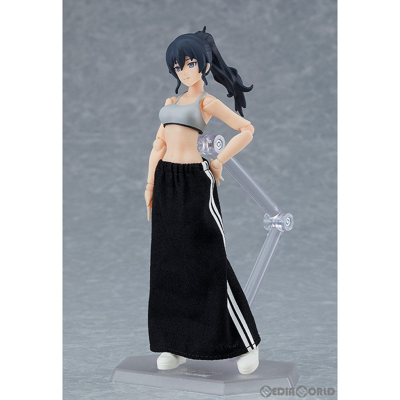 【新品即納】[FIG] figma(フィグマ) 601 女性body(マコト) with ジャージ セットアップ+ジャージスカートコーデ figma Styles(フィグマ スタイルズ) 完成品 可動フィギュア マックスファクトリー(20230928)