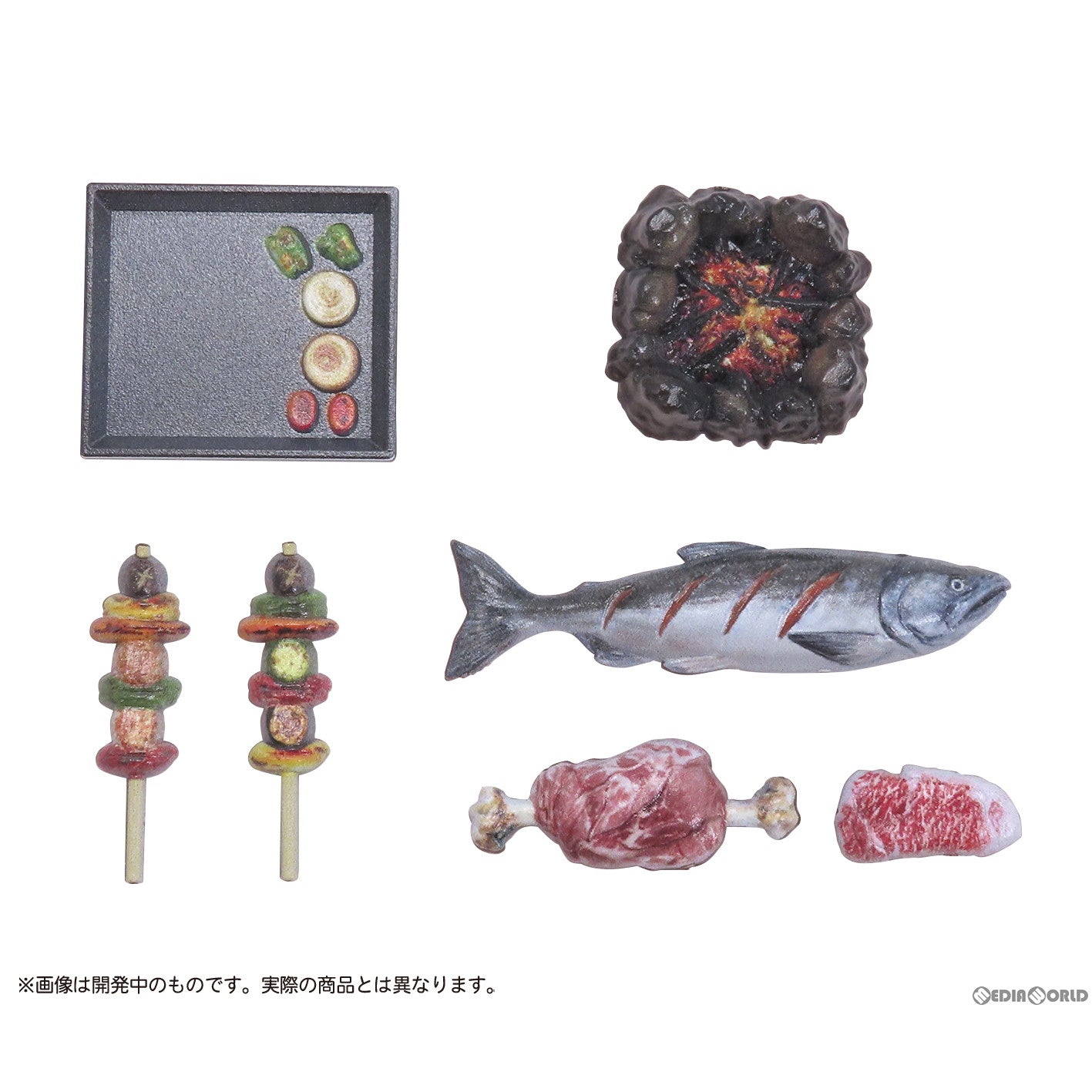 【新品即納】[FIG] (再販) プリプラ フィギュアのごはんVol.6 魅惑のキャンプ飯 1/12 プラモデル フィギュア用アクセサリ エムアイシー/ディーアイジー(20240630)