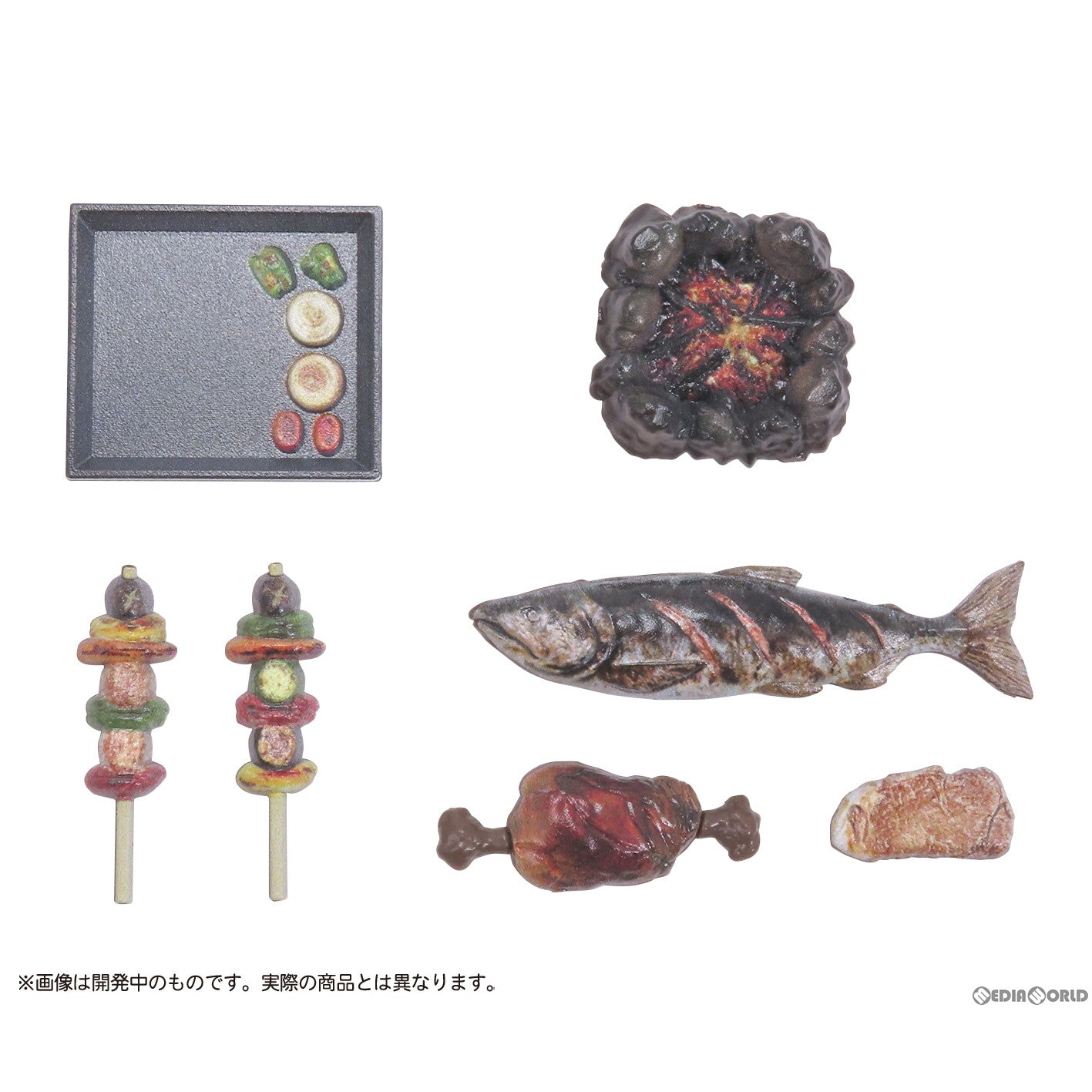 【新品即納】[FIG] (再販) プリプラ フィギュアのごはんVol.6 魅惑のキャンプ飯 1/12 プラモデル フィギュア用アクセサリ エムアイシー/ディーアイジー(20240630)