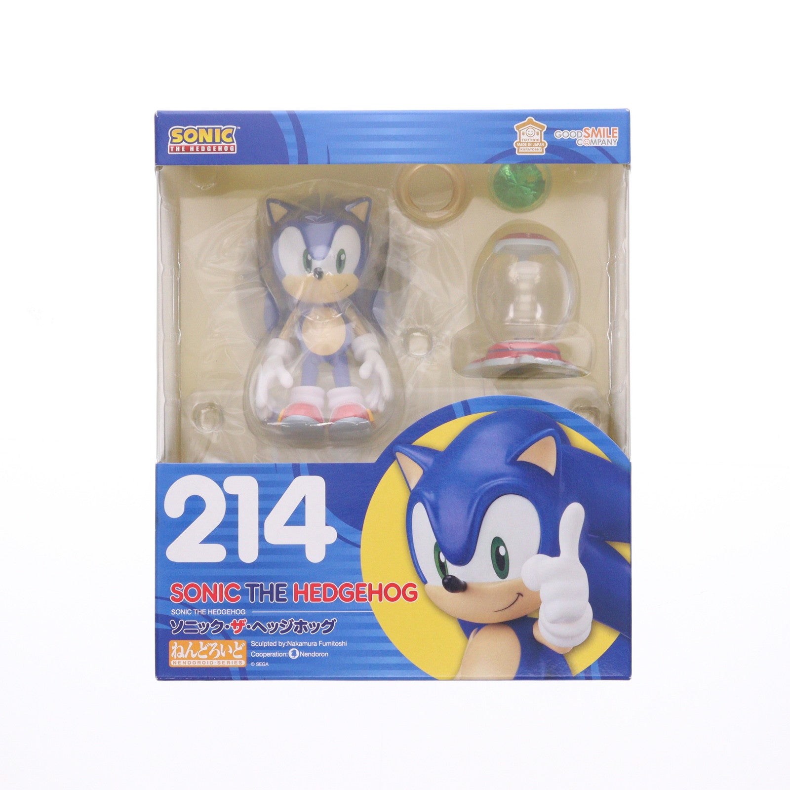【中古即納】[FIG] (3次再販) ねんどろいど 214 ソニック・ザ・ヘッジホッグ 完成品 可動フィギュア グッドスマイルカンパニー(20230924)