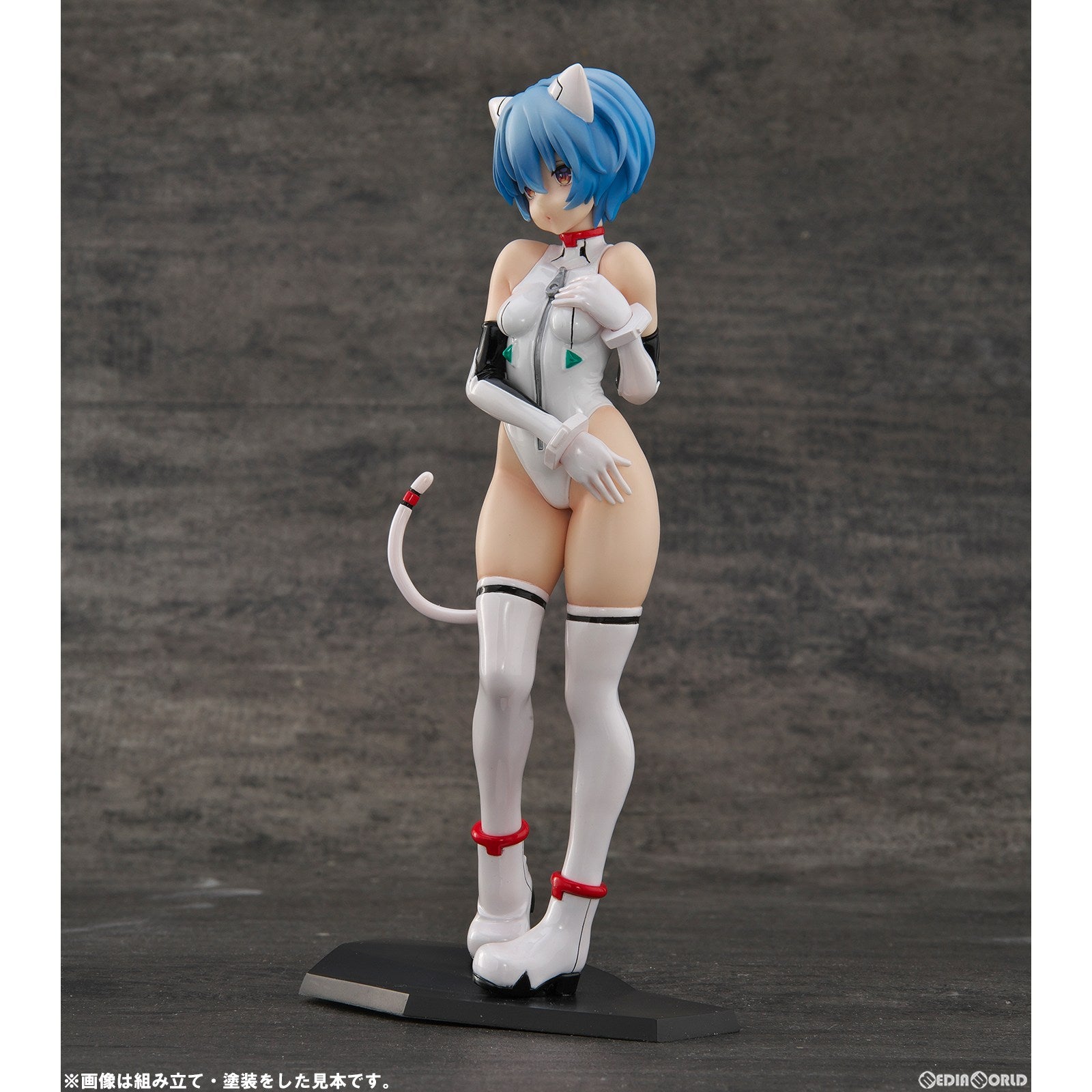 【新品即納】[FIG] エヴァンゲリオンぐりむろっく!PLUS レイ 成形色ホワイト 1/8 レジンキャスト製組立キット フィギュア RCベルグ(20230630)