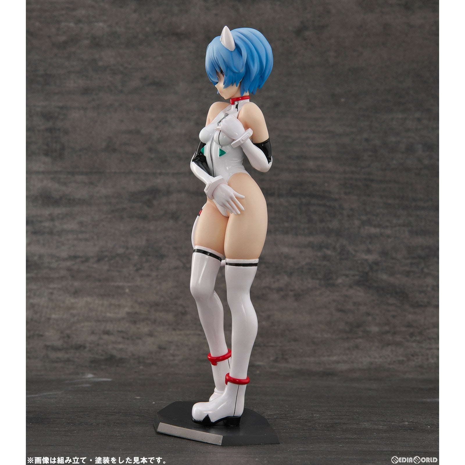 【新品即納】[FIG] エヴァンゲリオンぐりむろっく!PLUS レイ 成形色ホワイト 1/8 レジンキャスト製組立キット フィギュア RCベルグ(20230630)