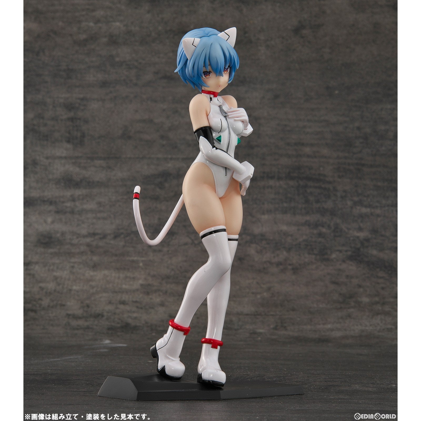 【新品即納】[FIG] エヴァンゲリオンぐりむろっく!PLUS レイ 成形色ホワイト 1/8 レジンキャスト製組立キット フィギュア RCベルグ(20230630)