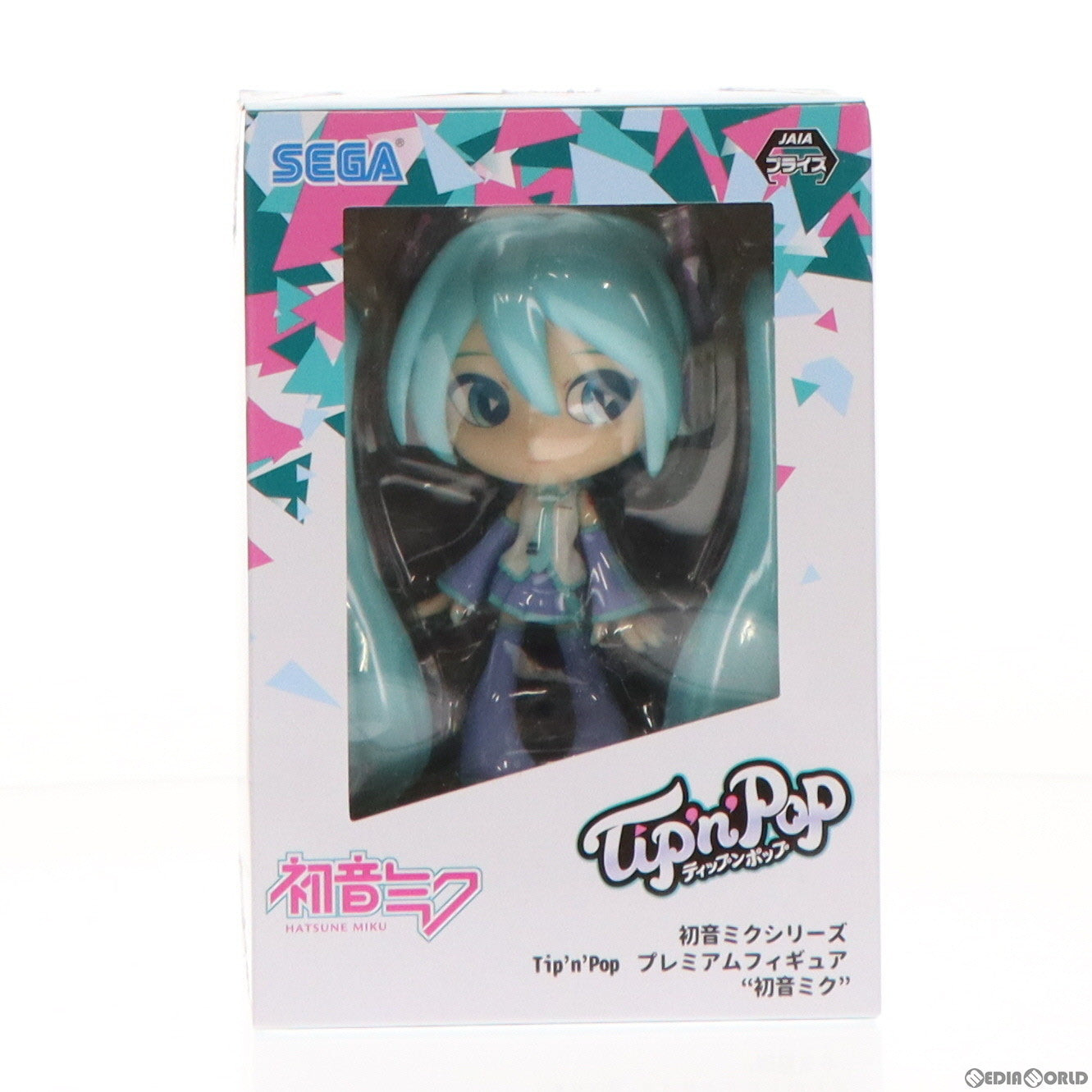【中古即納】[FIG] 初音ミク(ビビットカラー) 「キャラクター・ボーカル・シリーズ 01 初音ミク」 Tip’n’Pop プレミアム『初音ミク』 フィギュア プライズ(1065821) セガ(20230310)