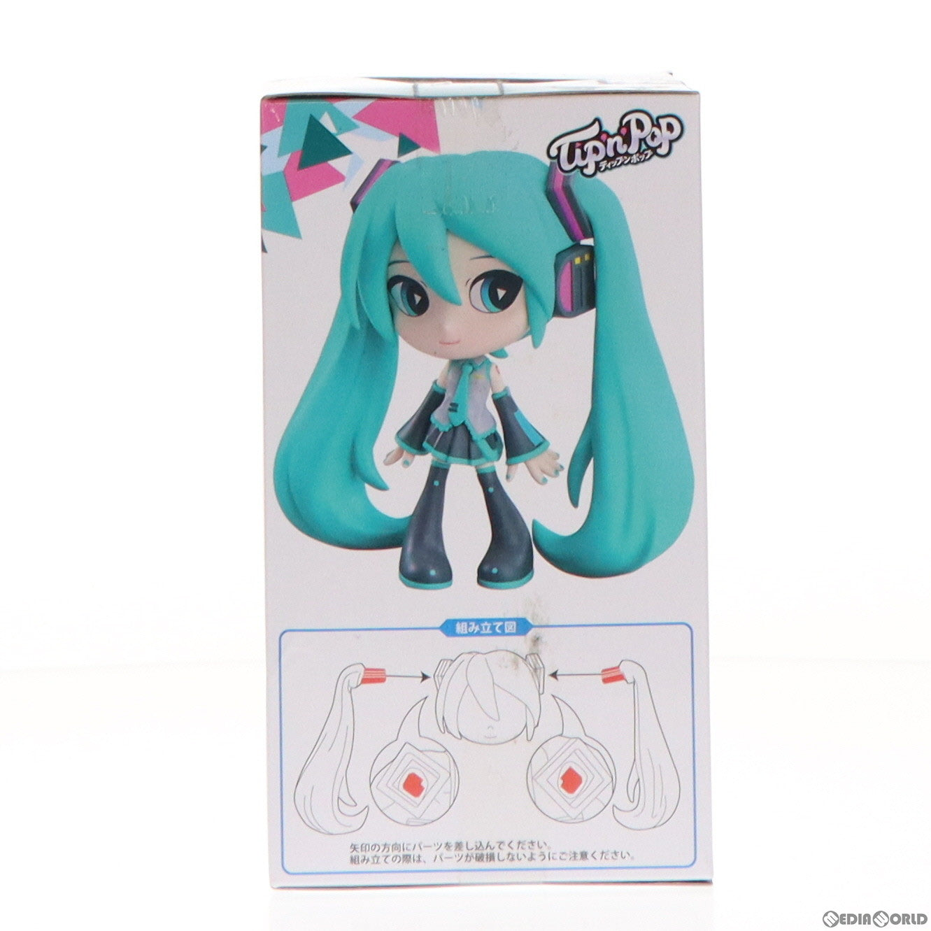 【中古即納】[FIG] 初音ミク(ビビットカラー) 「キャラクター・ボーカル・シリーズ 01 初音ミク」 Tip’n’Pop プレミアム『初音ミク』 フィギュア プライズ(1065821) セガ(20230310)