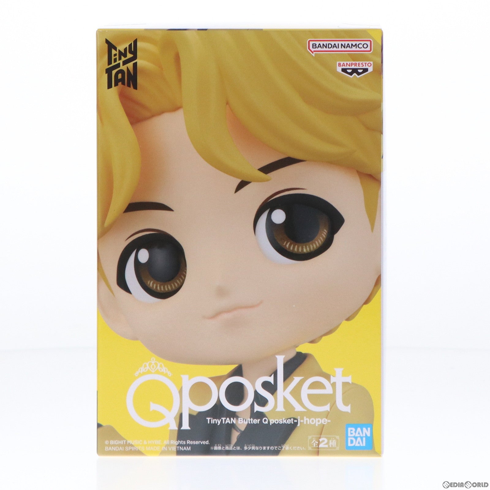 【中古即納】[FIG] ジェイホープ(BTS/防弾少年団) A(衣装淡) TinyTAN(タイニータン) Butter Q posket-j-hope- フィギュア プライズ(2635756) バンプレスト(20230331)