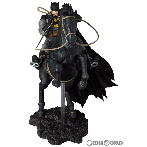 【新品即納】[FIG] マフェックス No.205 MAFEX BATMAN & HORSE(The Dark Knight Returns) (バットマン&ホース ダークナイト・リターンズ) 完成品 可動フィギュア メディコム・トイ(20240502)
