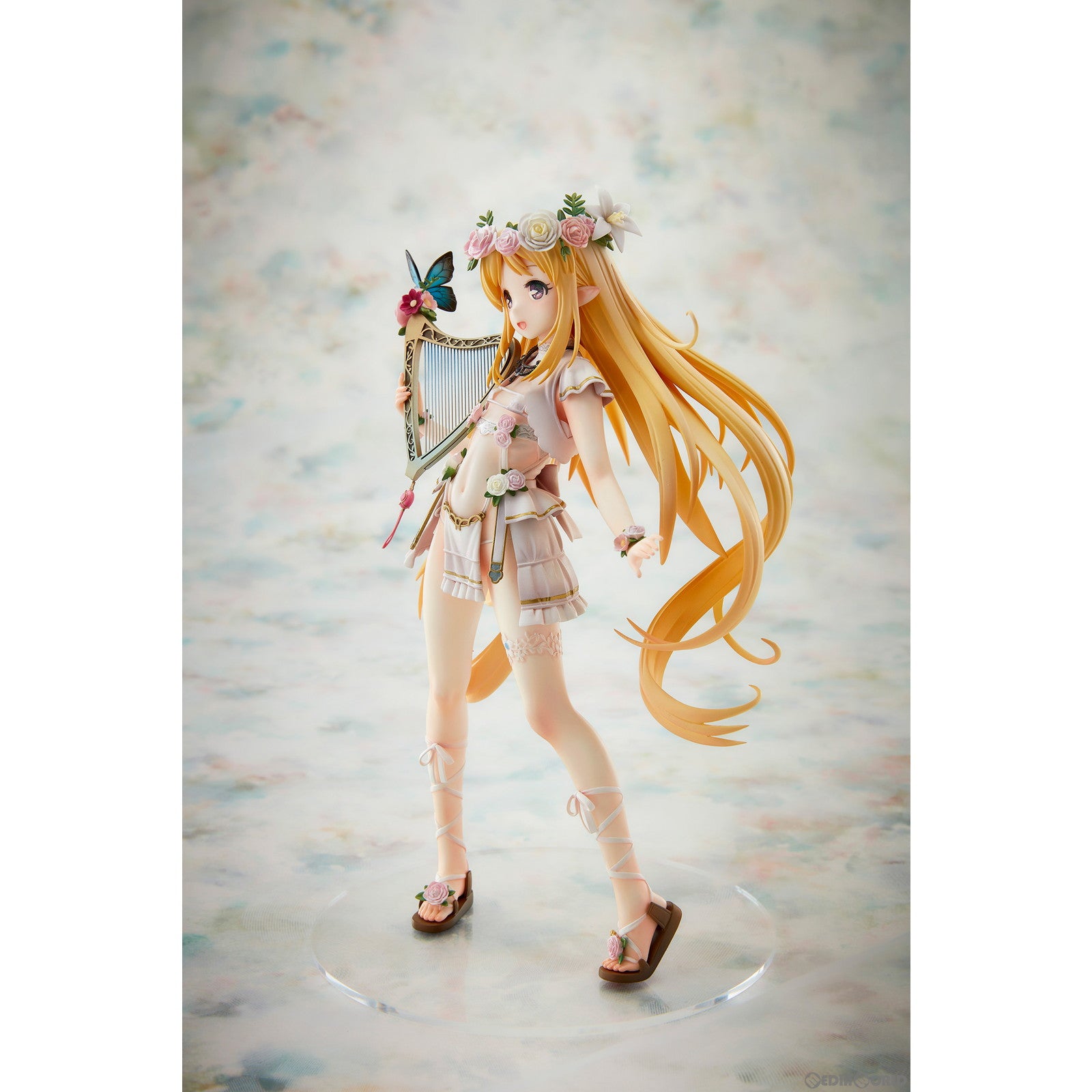ヴェルテクス　ダークエルフ村　第三村人　メルセデス　朝凪　エルフ村 ヴェルテクス 第3村人メルセデス フィギュア展示を立体視で撮影