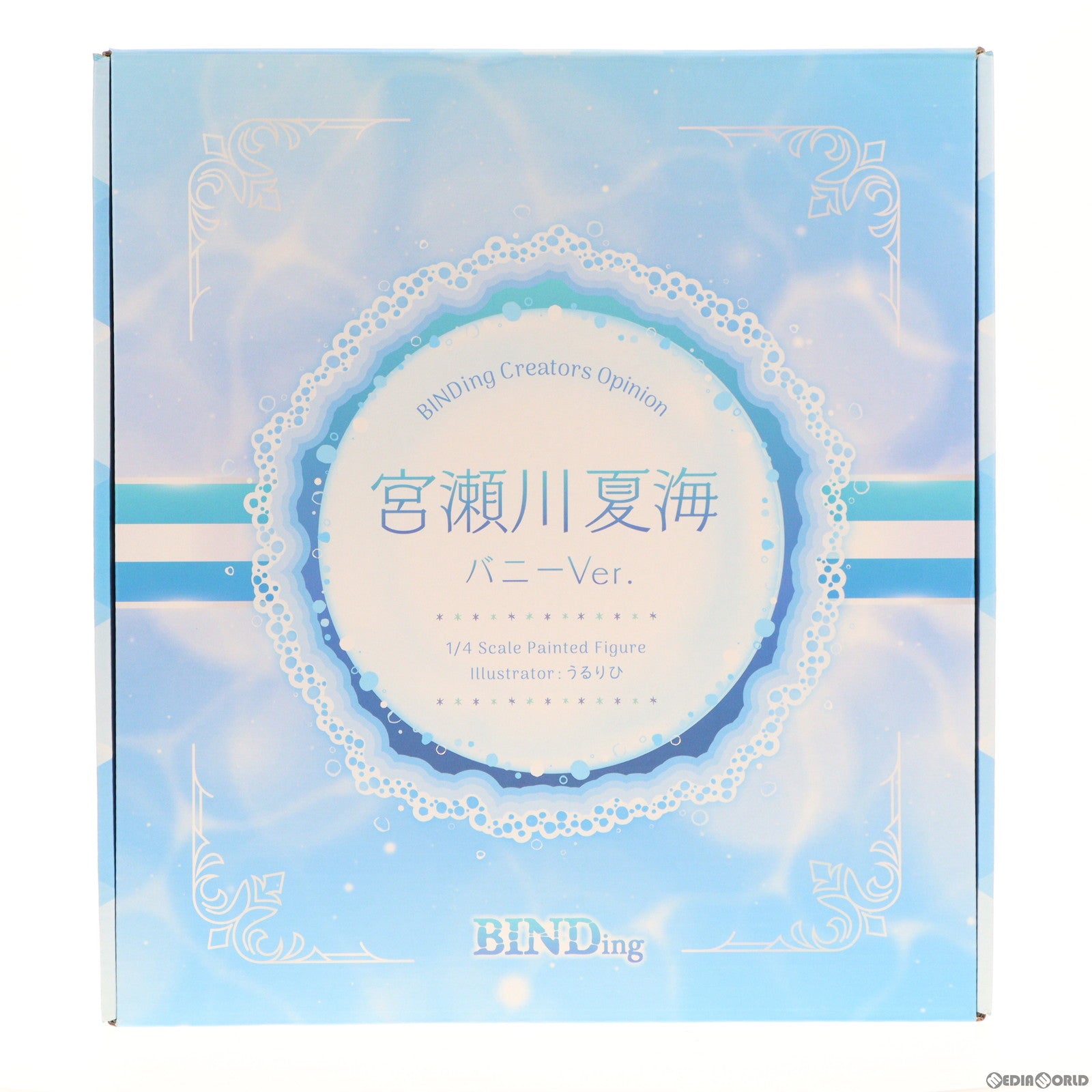 【中古即納】[FIG] ポストカード付属 宮瀬川夏海 バニーVer. 「BINDing クリエイターズ オピニオン」 ネイティブクリエイターズコレクション 1/4 塗装済み完成品 ネイティブオンラインストア&FANZA限定 フィギュア BINDing(バインディング)/ネイティブ(20231231)