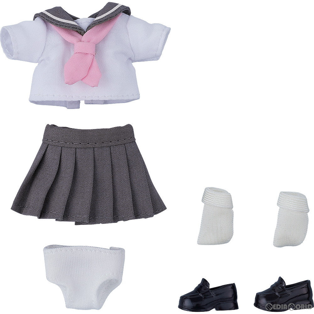 【新品即納】[FIG] ねんどろいどどーる おようふくセット セーラー服 半袖(グレー) フィギュア用アクセサリ グッドスマイルカンパニー(20230901)