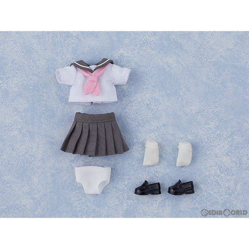 【新品即納】[FIG] ねんどろいどどーる おようふくセット セーラー服 半袖(グレー) フィギュア用アクセサリ グッドスマイルカンパニー(20230901)
