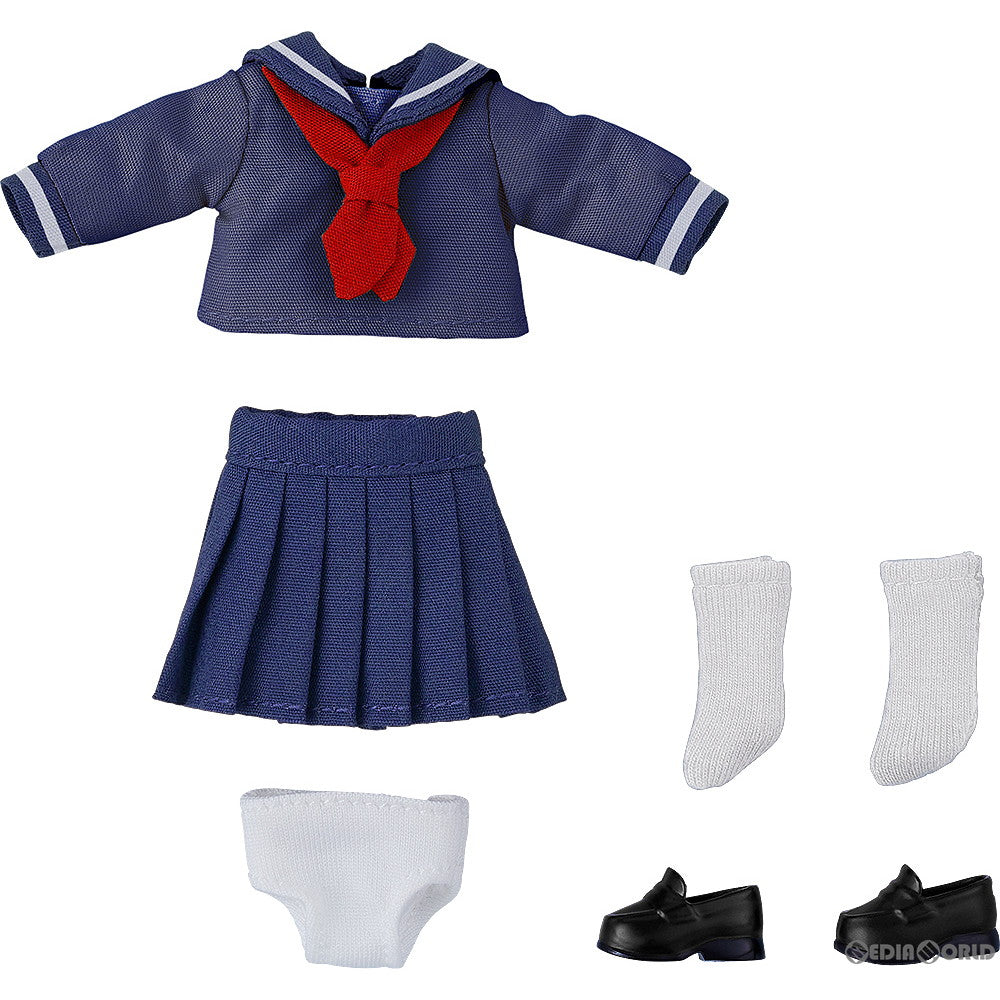 【新品即納】[FIG] ねんどろいどどーる おようふくセット セーラー服 長袖(ネイビー) フィギュア用アクセサリ グッドスマイルカンパニー(20231001)