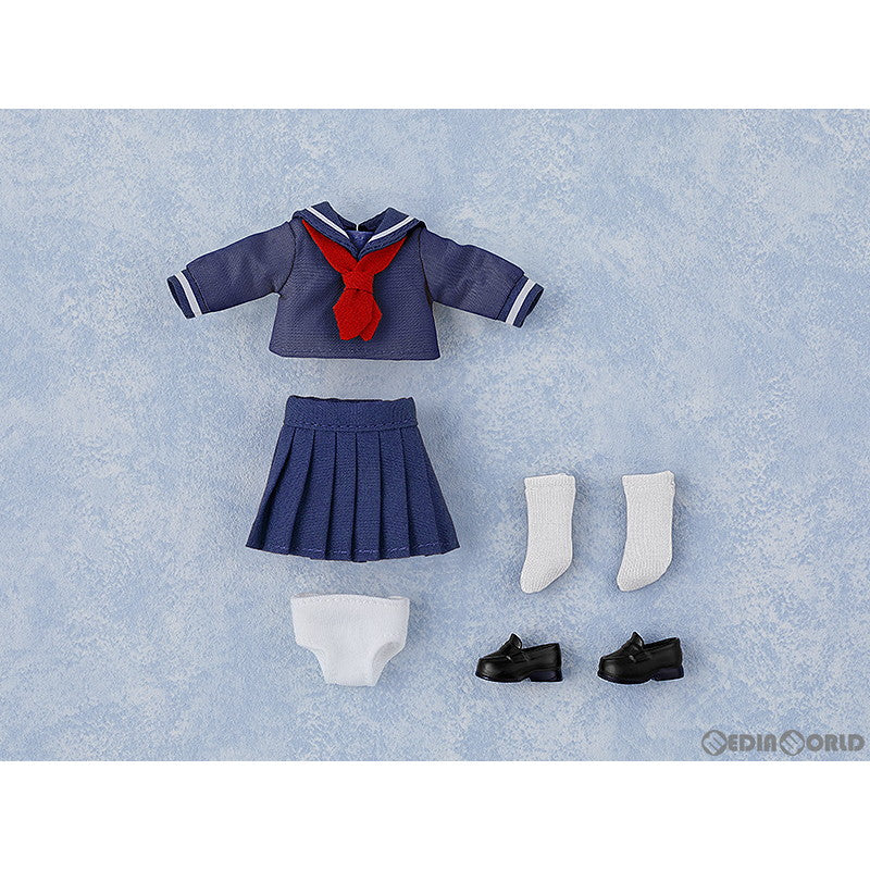 【新品即納】[FIG] ねんどろいどどーる おようふくセット セーラー服 長袖(ネイビー) フィギュア用アクセサリ グッドスマイルカンパニー(20231001)