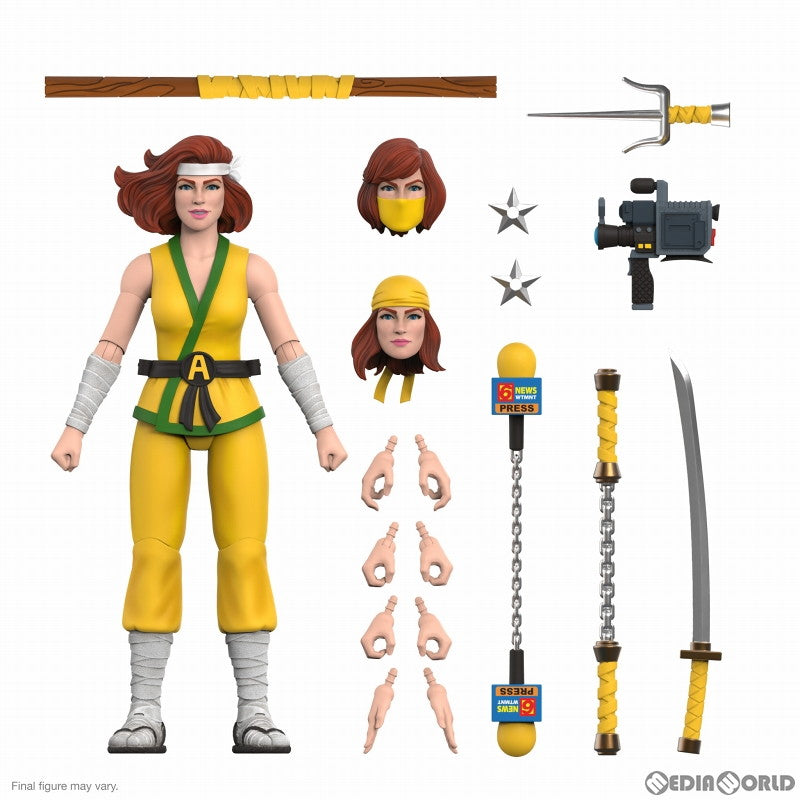 【新品即納】[FIG] ニンジャ エイプリル・オニール ティーンエイジ・ミュータント・ニンジャ・タートルズ TMNT wave 10 アルティメイト アクションフィギュア スーパー7(20240804)