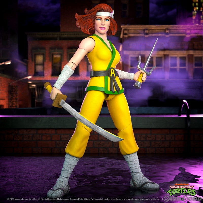 【新品即納】[FIG] ニンジャ エイプリル・オニール ティーンエイジ・ミュータント・ニンジャ・タートルズ TMNT wave 10 アルティメイト アクションフィギュア スーパー7(20240804)