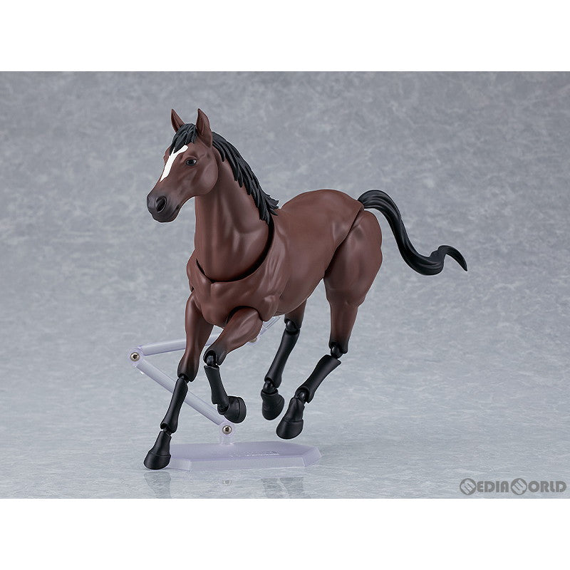 【新品即納】[FIG] figma(フィグマ) 597a 野生馬(茶) (やせいば) 完成品 可動フィギュア マックスファクトリー(20231224)