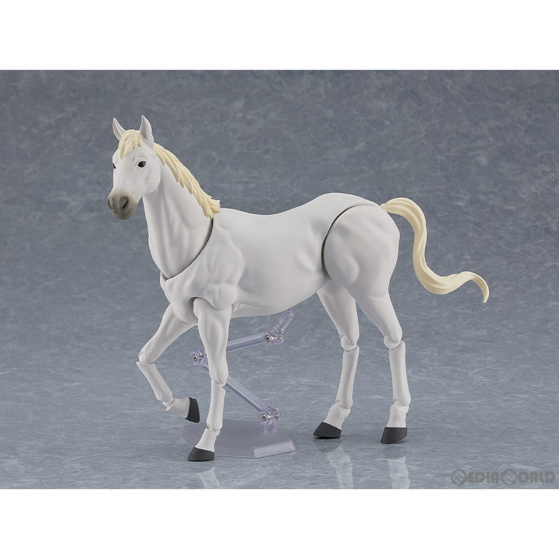 【新品即納】[FIG] figma(フィグマ) 597b 野生馬(白) (やせいば) 完成品 可動フィギュア マックスファクトリー(20231224)